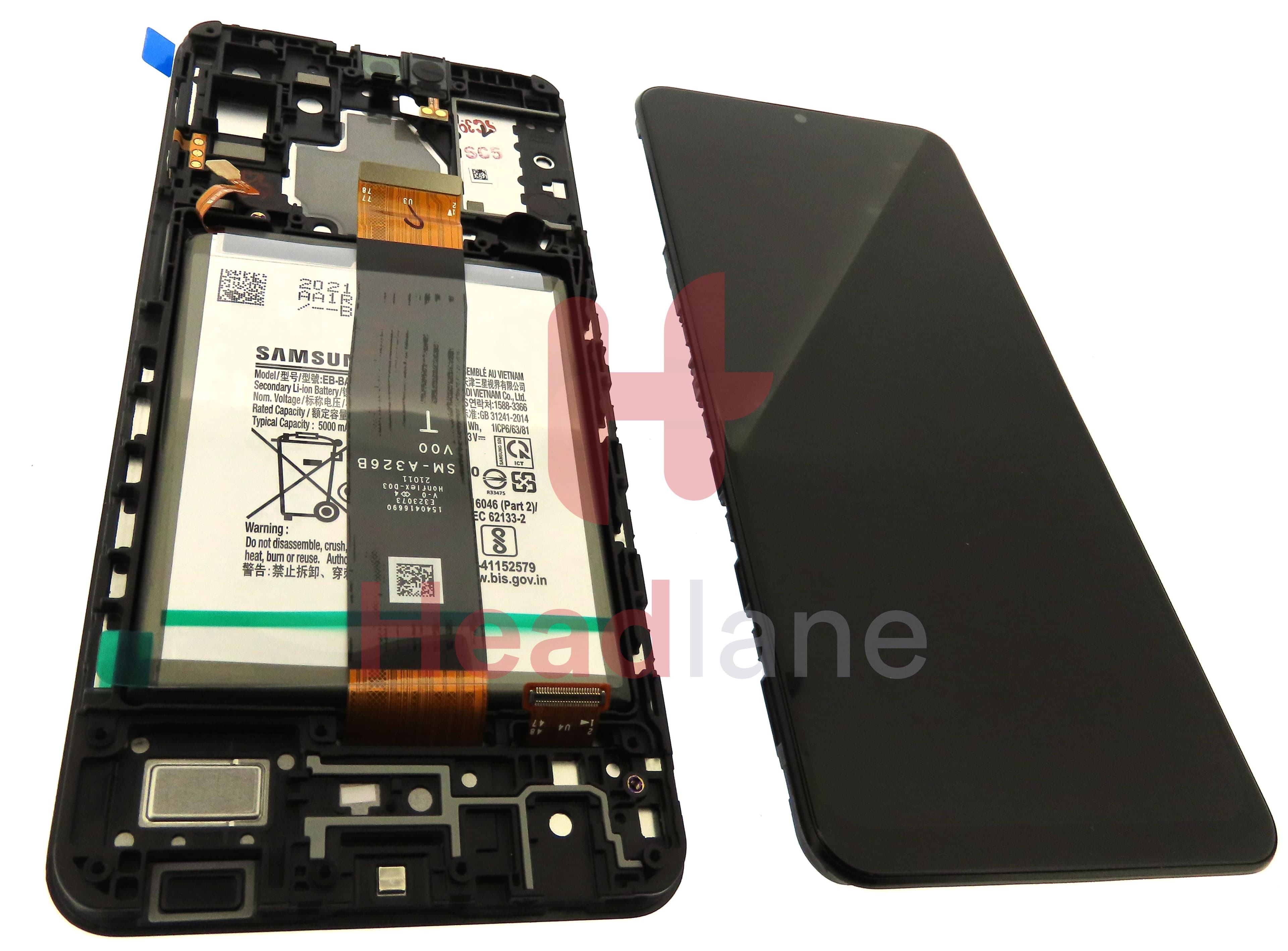 Samsung SM-A326 Galaxy A32 5G LCD Display / Screen + Touch + Battery - view 2