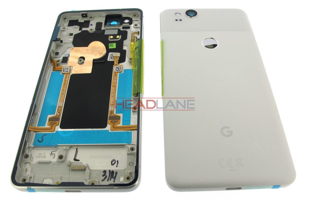 Google Pixel 2 Battery / Back Cover + Edge Sensor - White - view 2