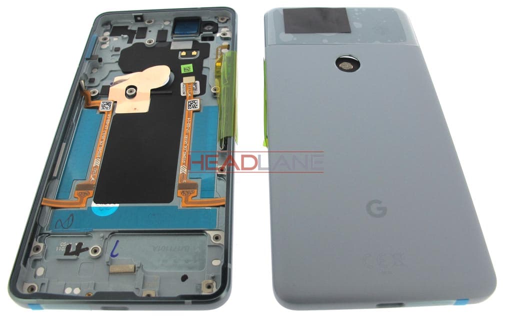 Google Pixel 2 Battery / Back Cover + Edge Sensor - Blue - view 2