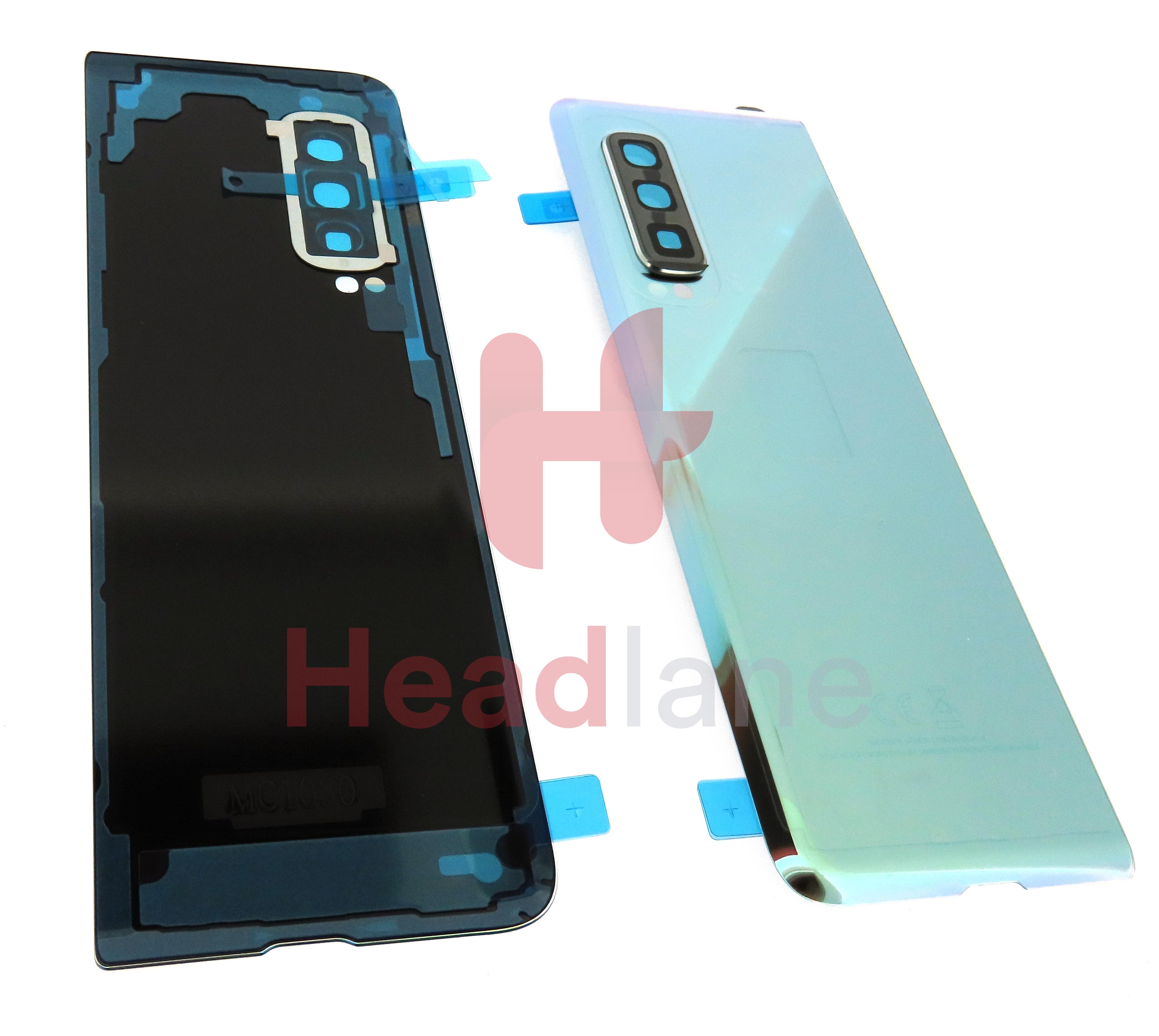 Samsung SM-F907 Galaxy Fold 5G Back / Battery Cover - Silver - view 2