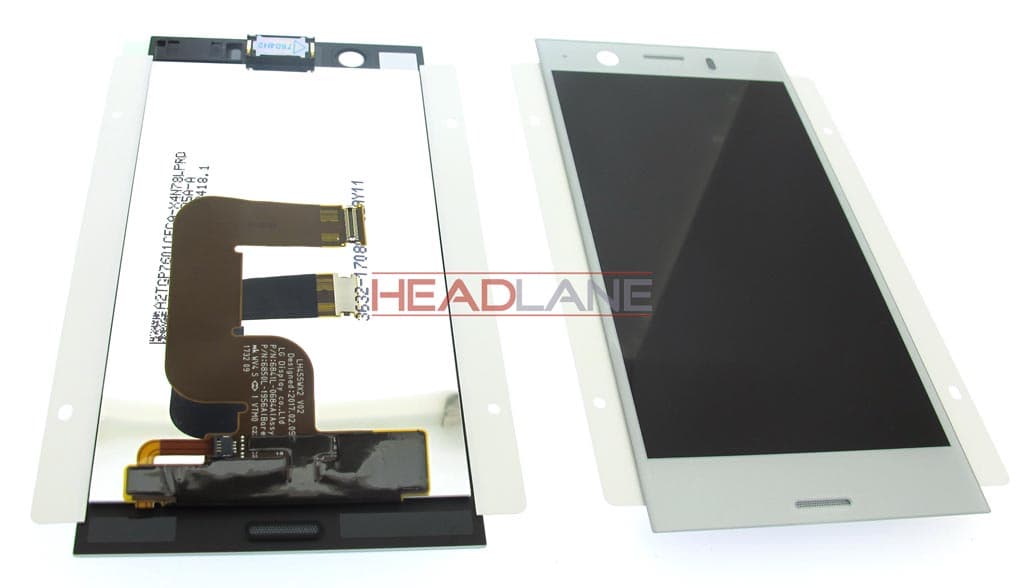 Sony G8441 Xperia XZ1 Compact LCD Display / Screen + Touch - Silver - view 2