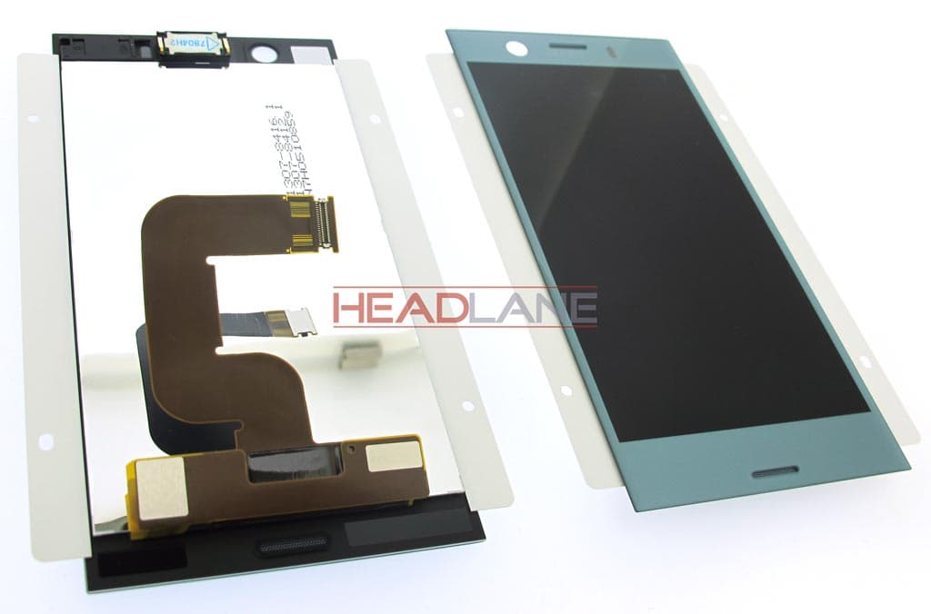 Sony G8441 Xperia XZ1 Compact LCD Display / Screen + Touch - Blue - view 2