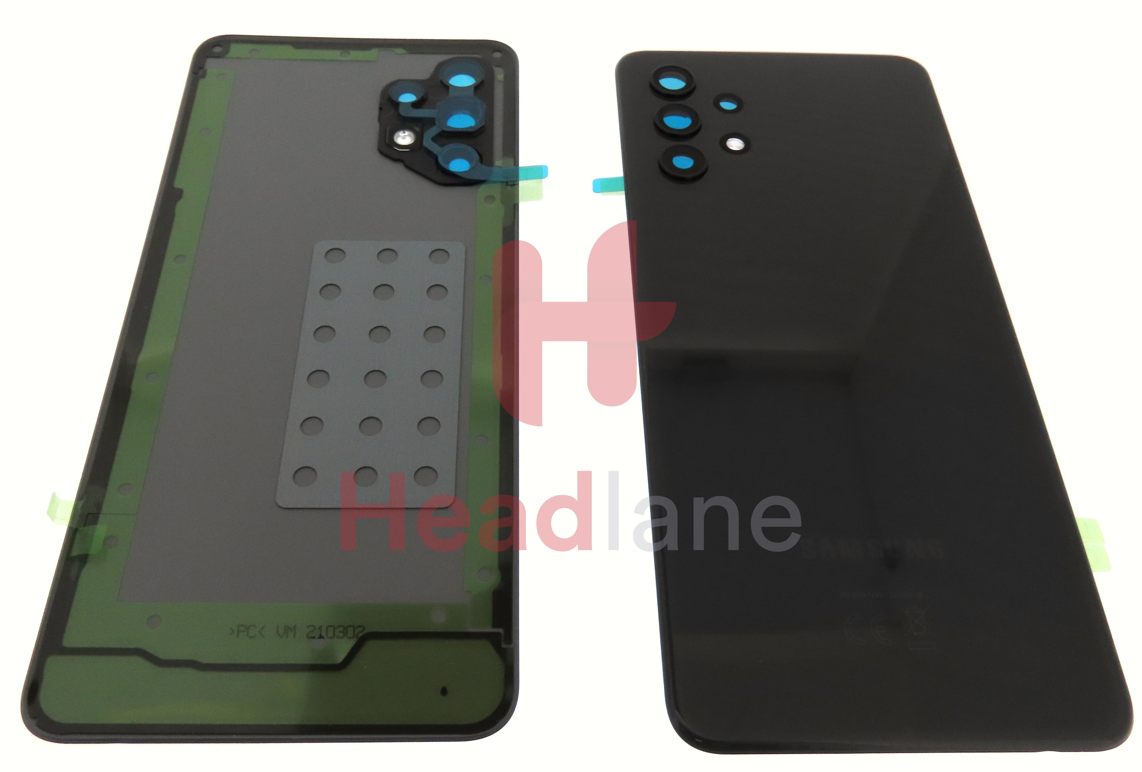 Samsung SM-A325 Galaxy A32 4G Back / Battery Cover - Black - view 3