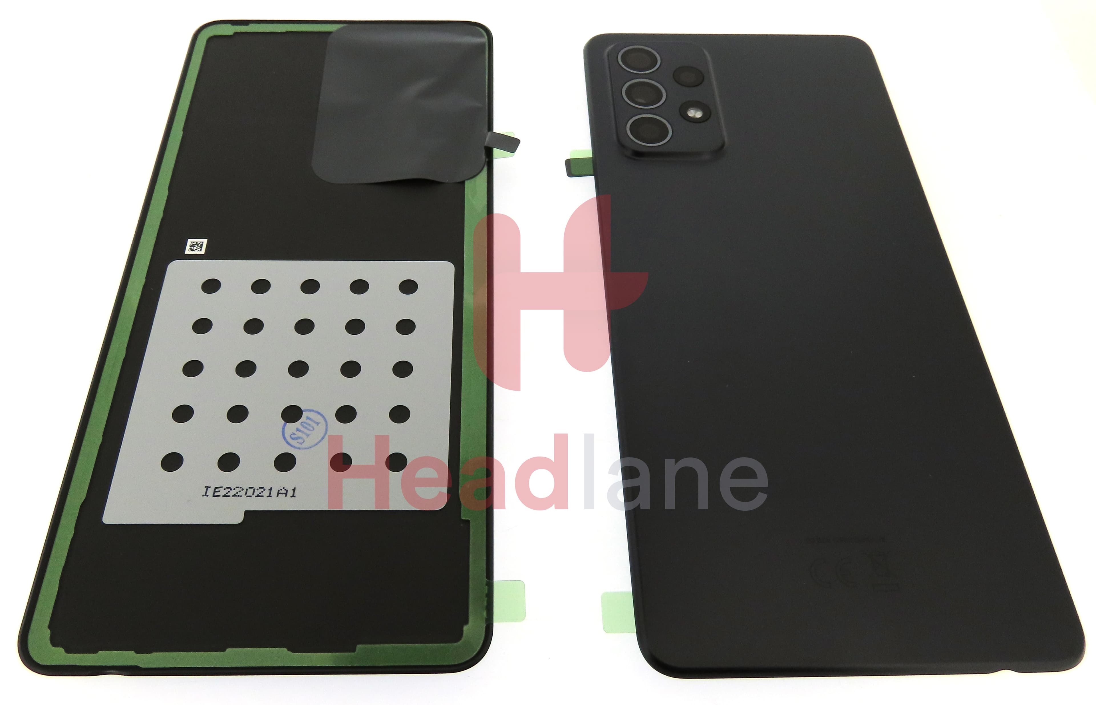 Samsung SM-A725 Galaxy A72 4G Back / Battery Cover - Black - view 3