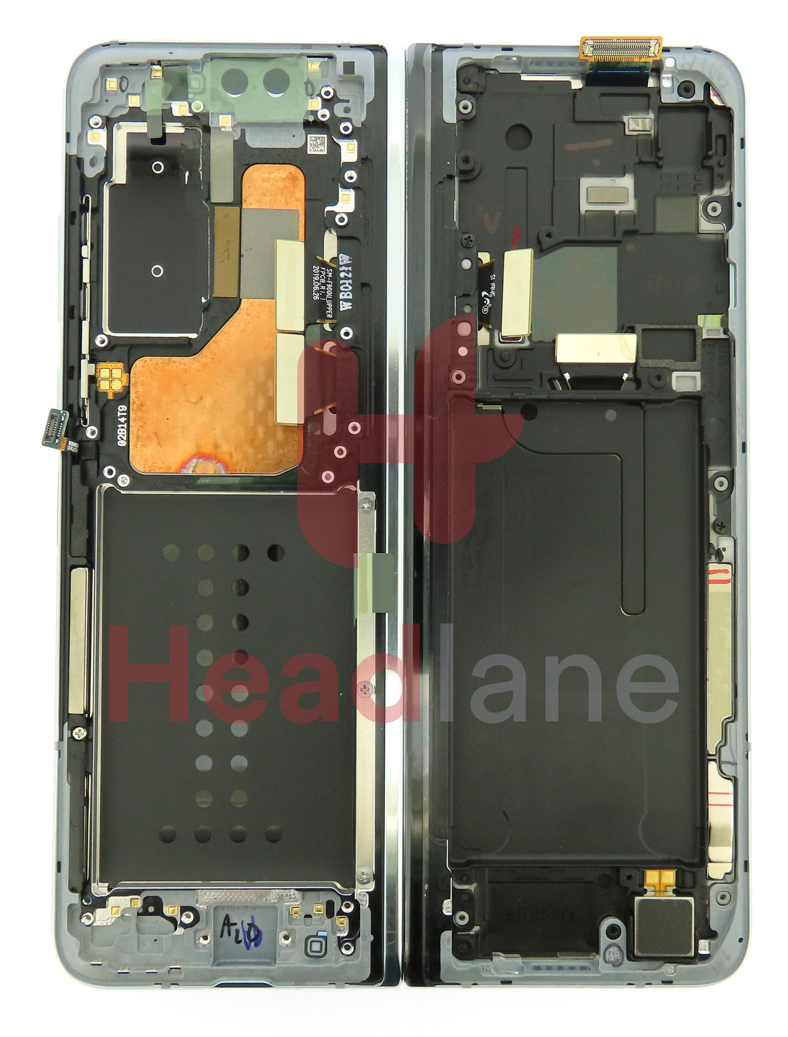 Samsung SM-F900 Galaxy Fold LCD Display / Screen + Touch - Silver - view 3