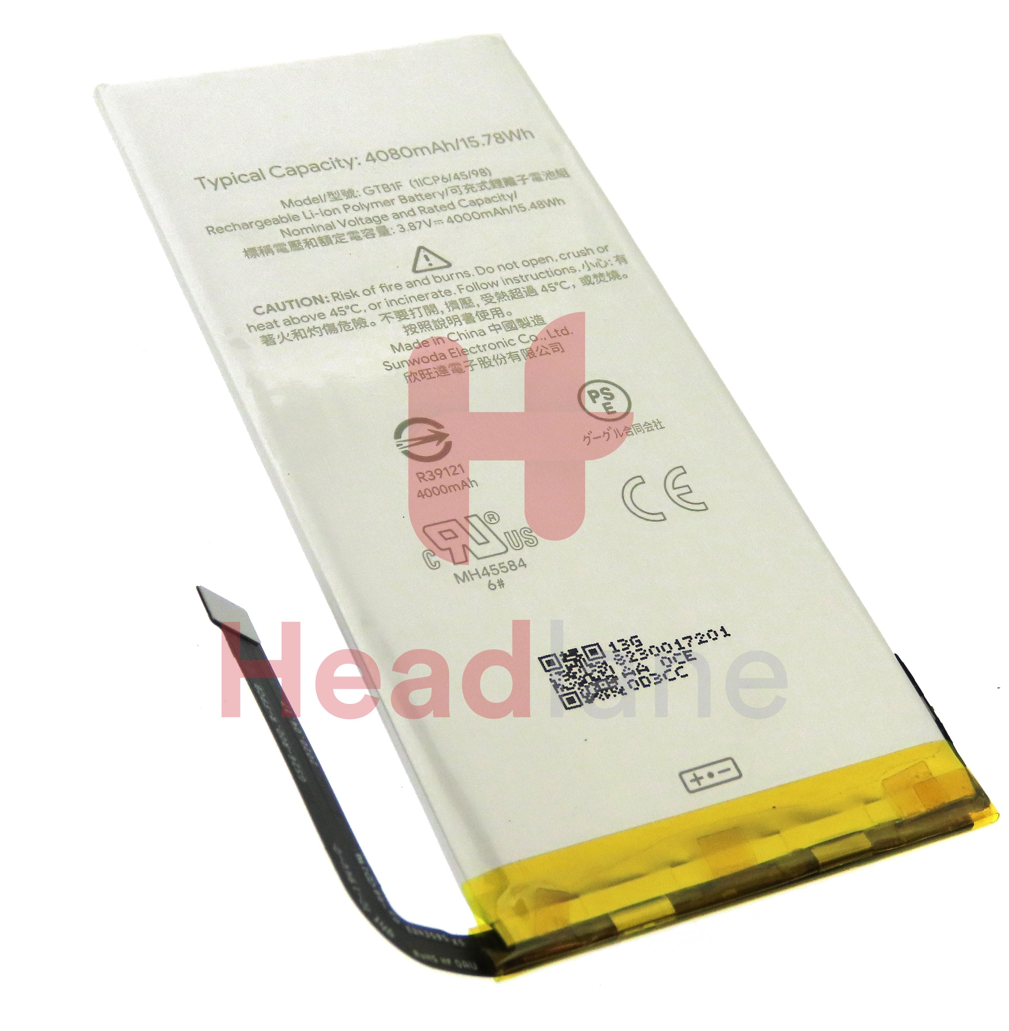 Google Pixel 5 Internal Battery - view 2