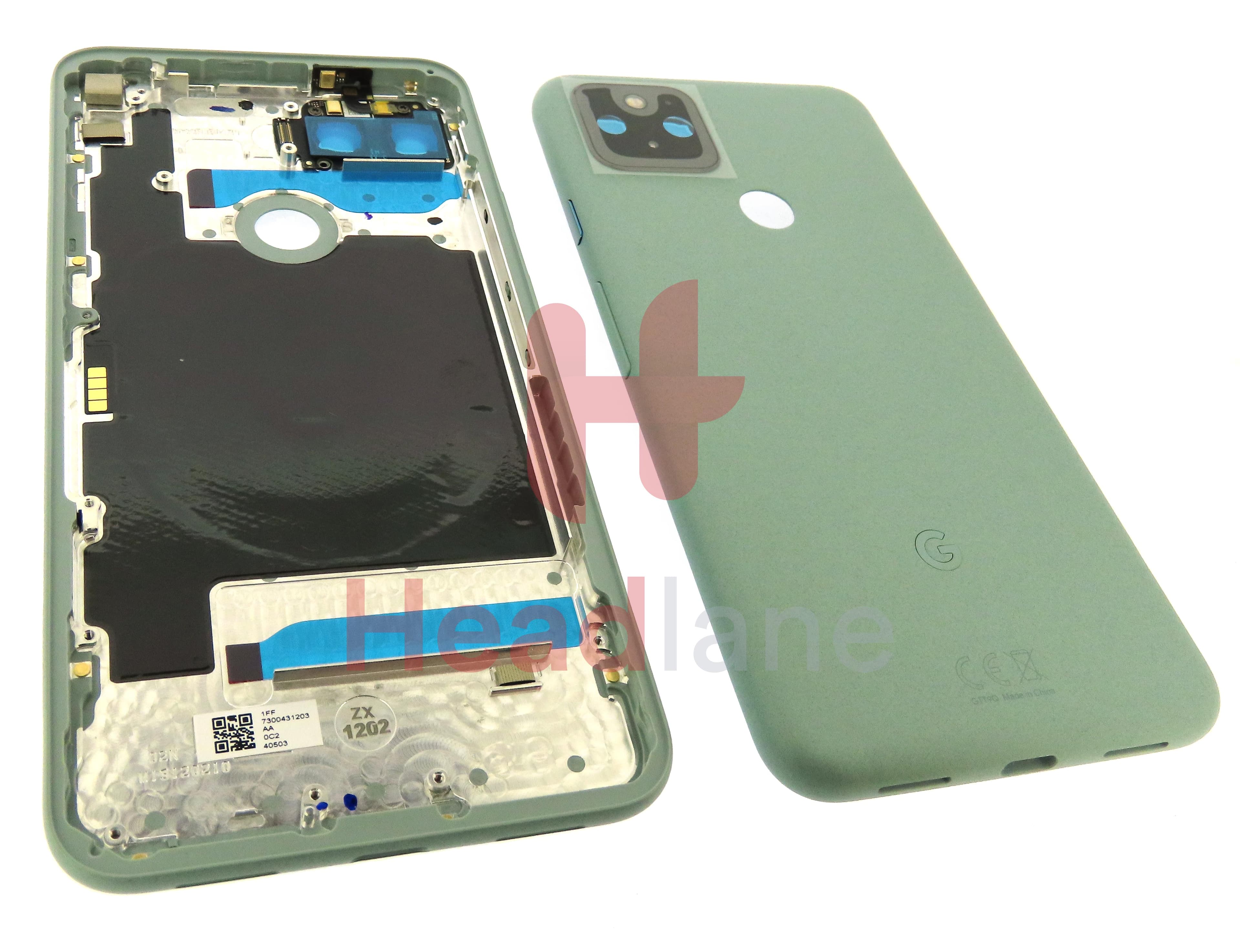 Google Pixel 5 Back / Battery Cover - Sorta Sage - view 2