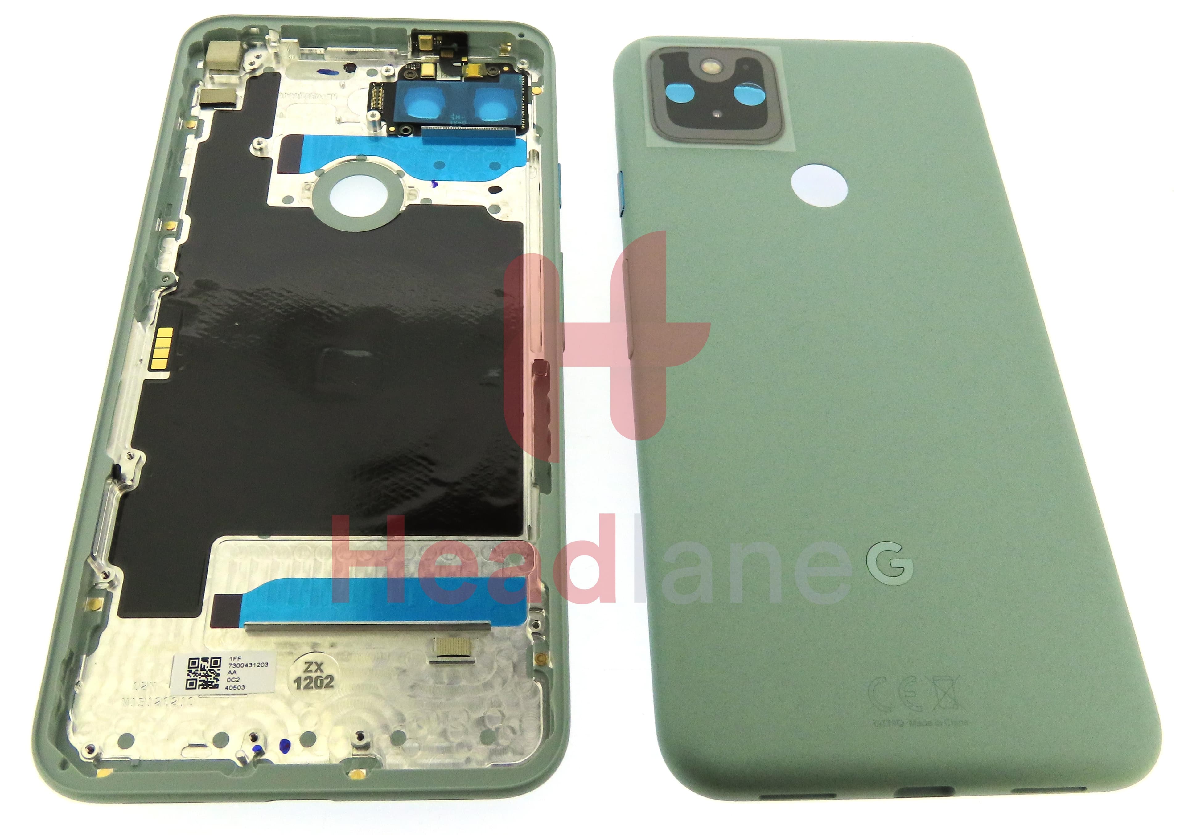 Google Pixel 5 Back / Battery Cover - Sorta Sage - view 3