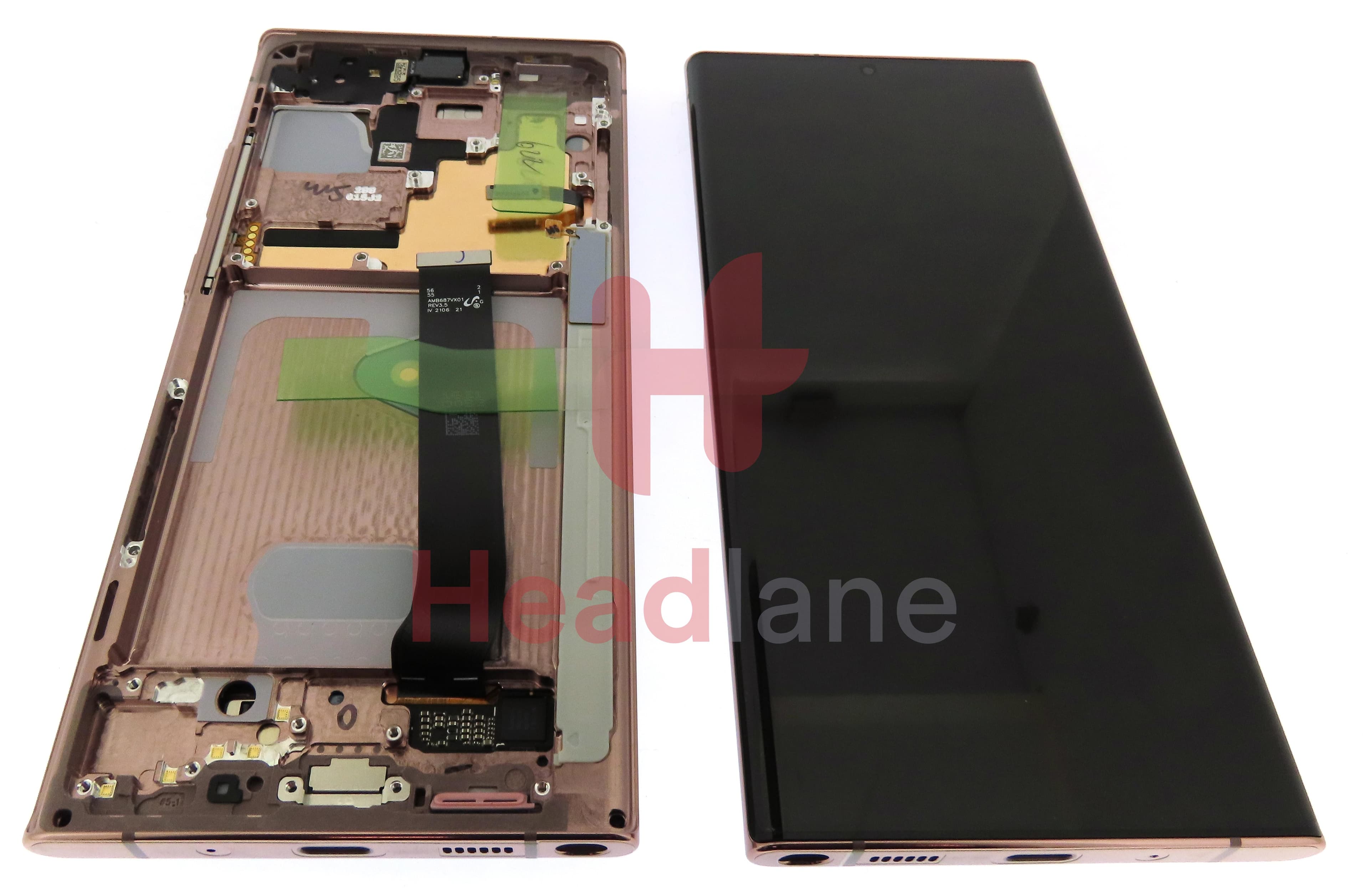 Samsung SM-N986 N985 Galaxy Note 20 Ultra 5G /4G LCD Display / Screen + Touch - Bronze - view 3