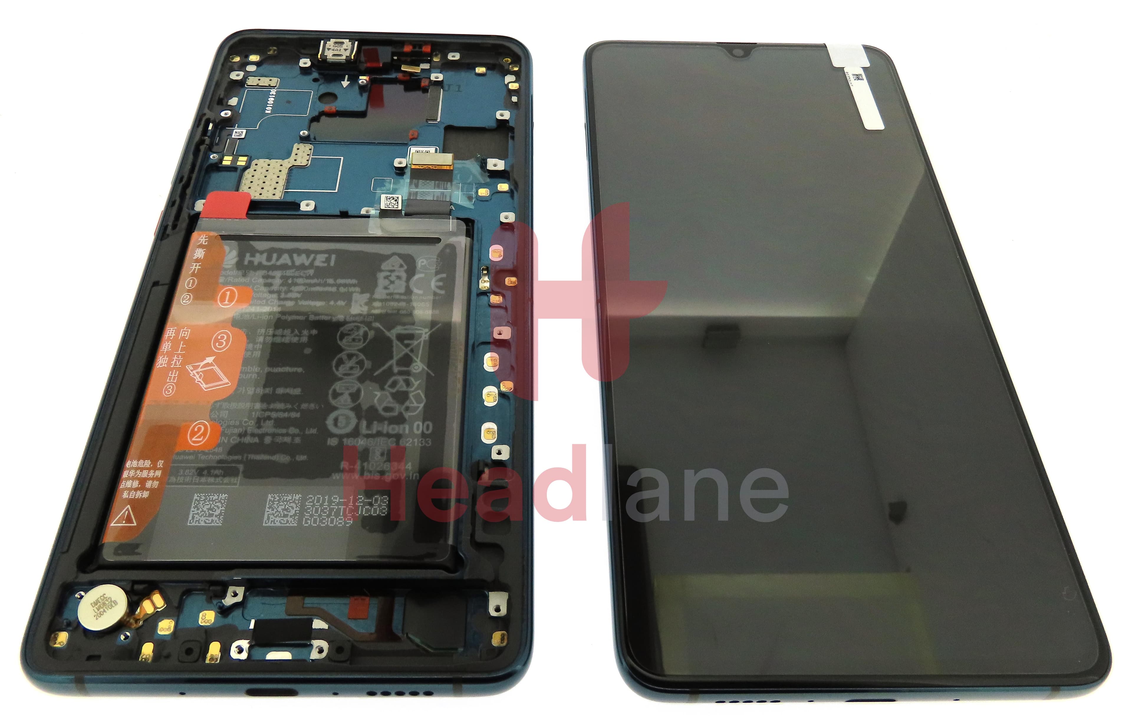 Huawei Mate 20 X (5G) LCD Display / Screen + Touch + Battery - view 3