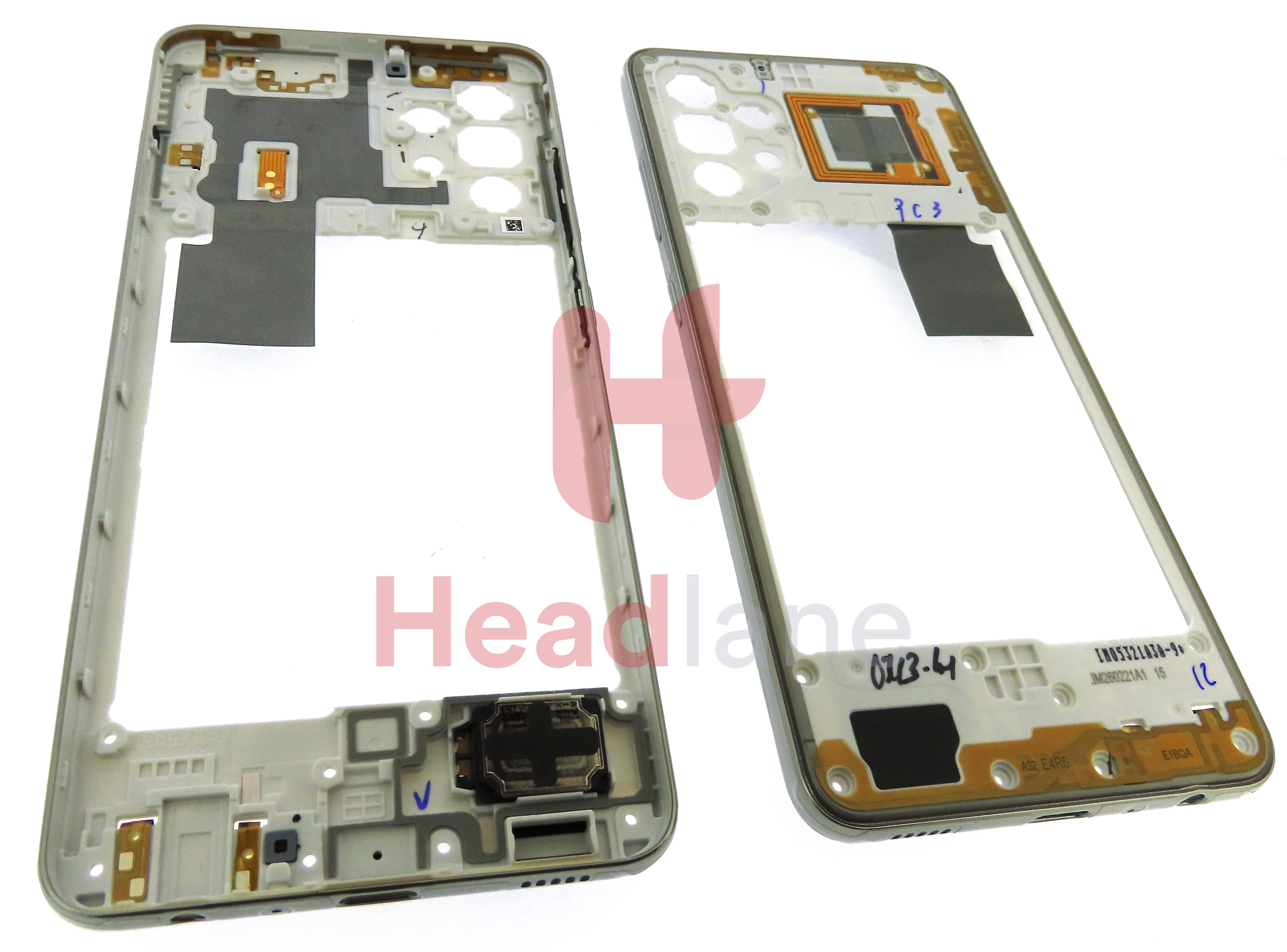 Samsung SM-A325 Galaxy A32 4G Middle Cover / Chassis - White - view 2