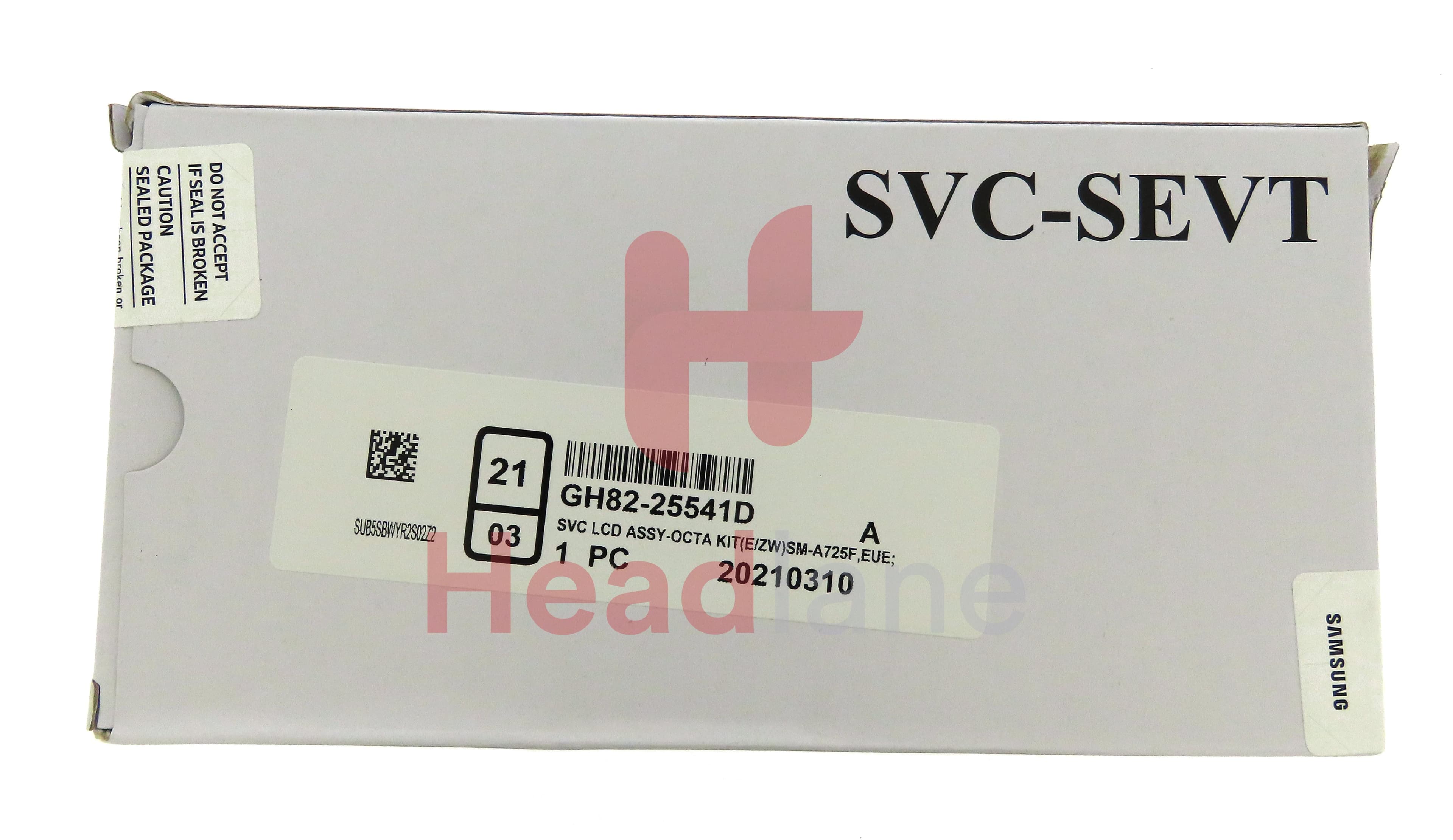 Samsung SM-A725 Galaxy A72 4G LCD Display / Screen + Touch + Battery - White - view 4