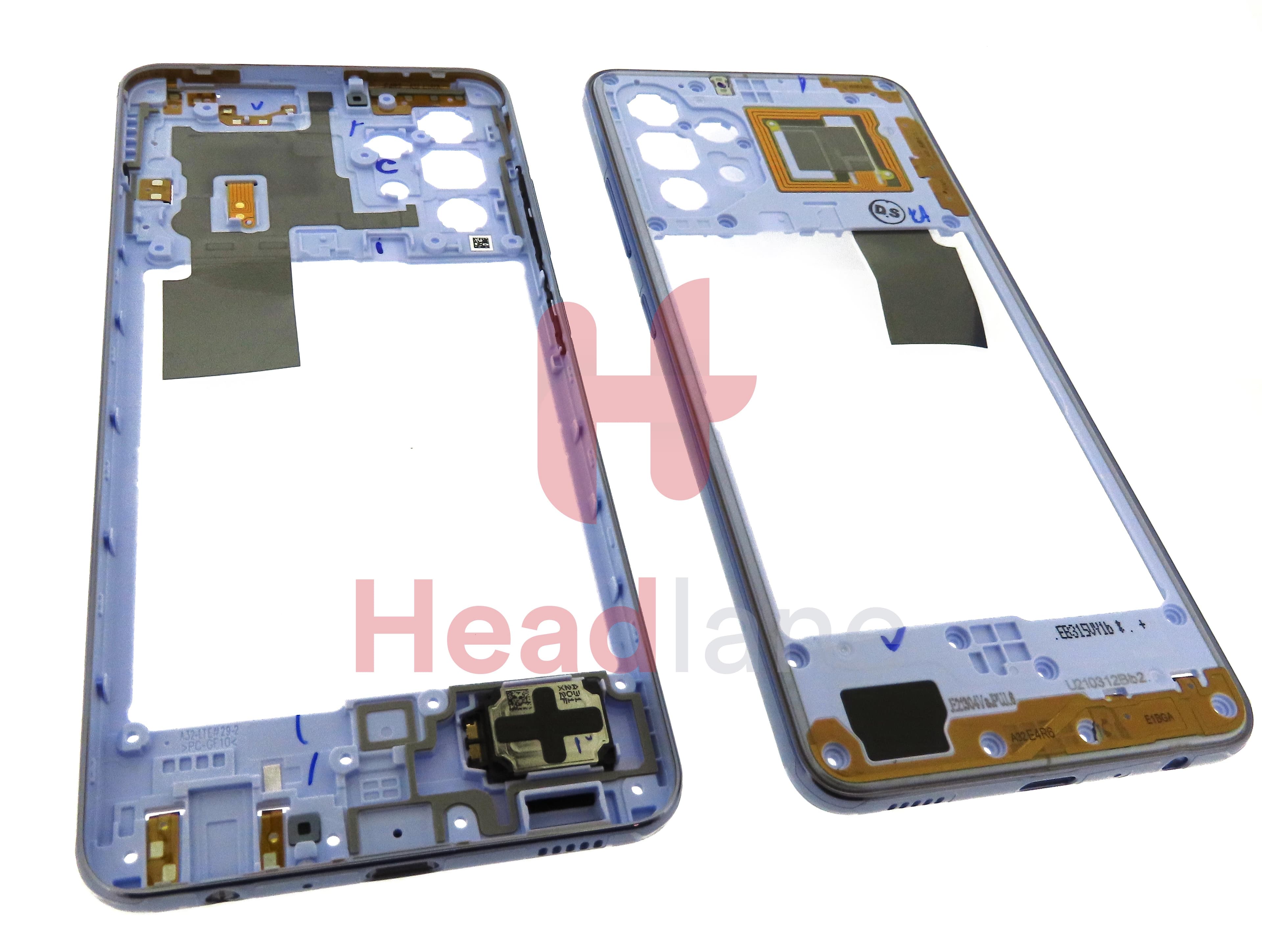 Samsung SM-A325 Galaxy A32 4G Middle Cover / Chassis - Violet - view 2