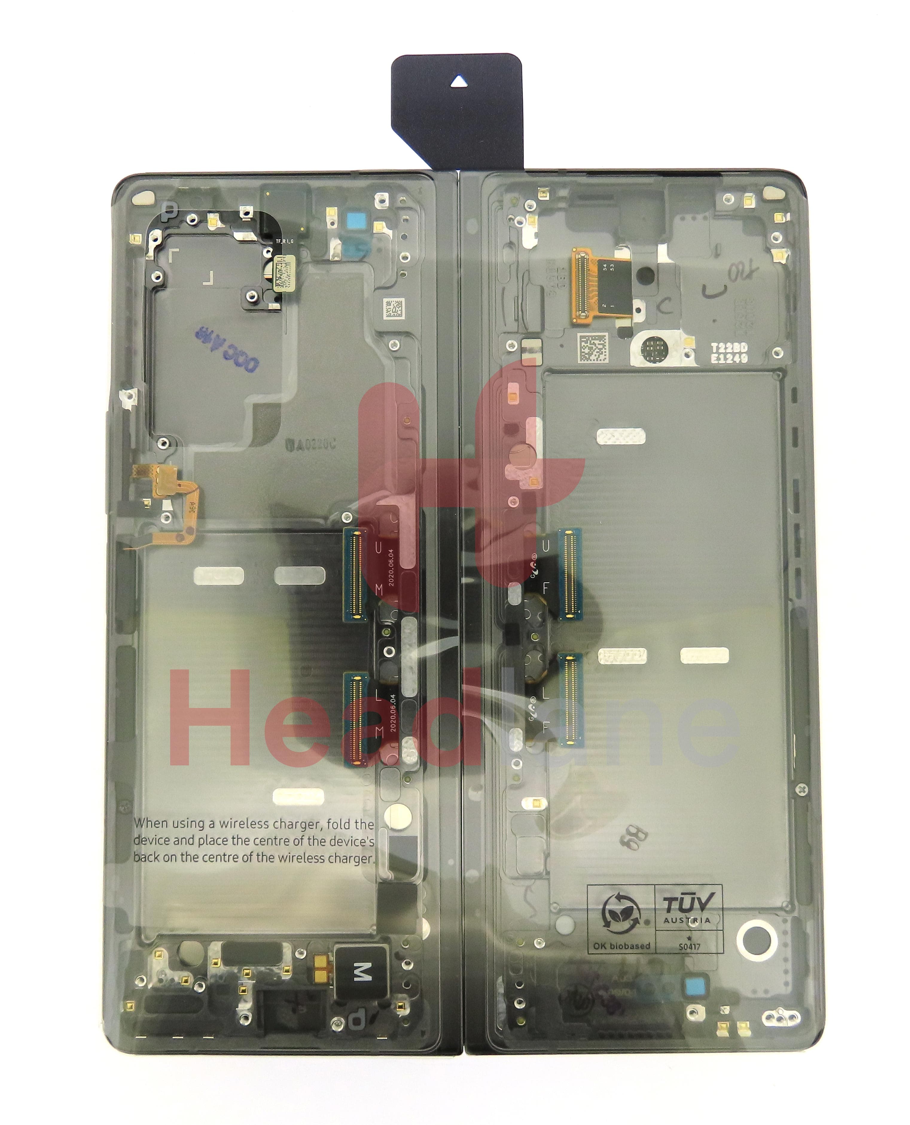 Samsung SM-F916 Galaxy Z Fold2 5G LCD Display / Screen + Touch - Mystic Grey (Thom Browne) - view 3