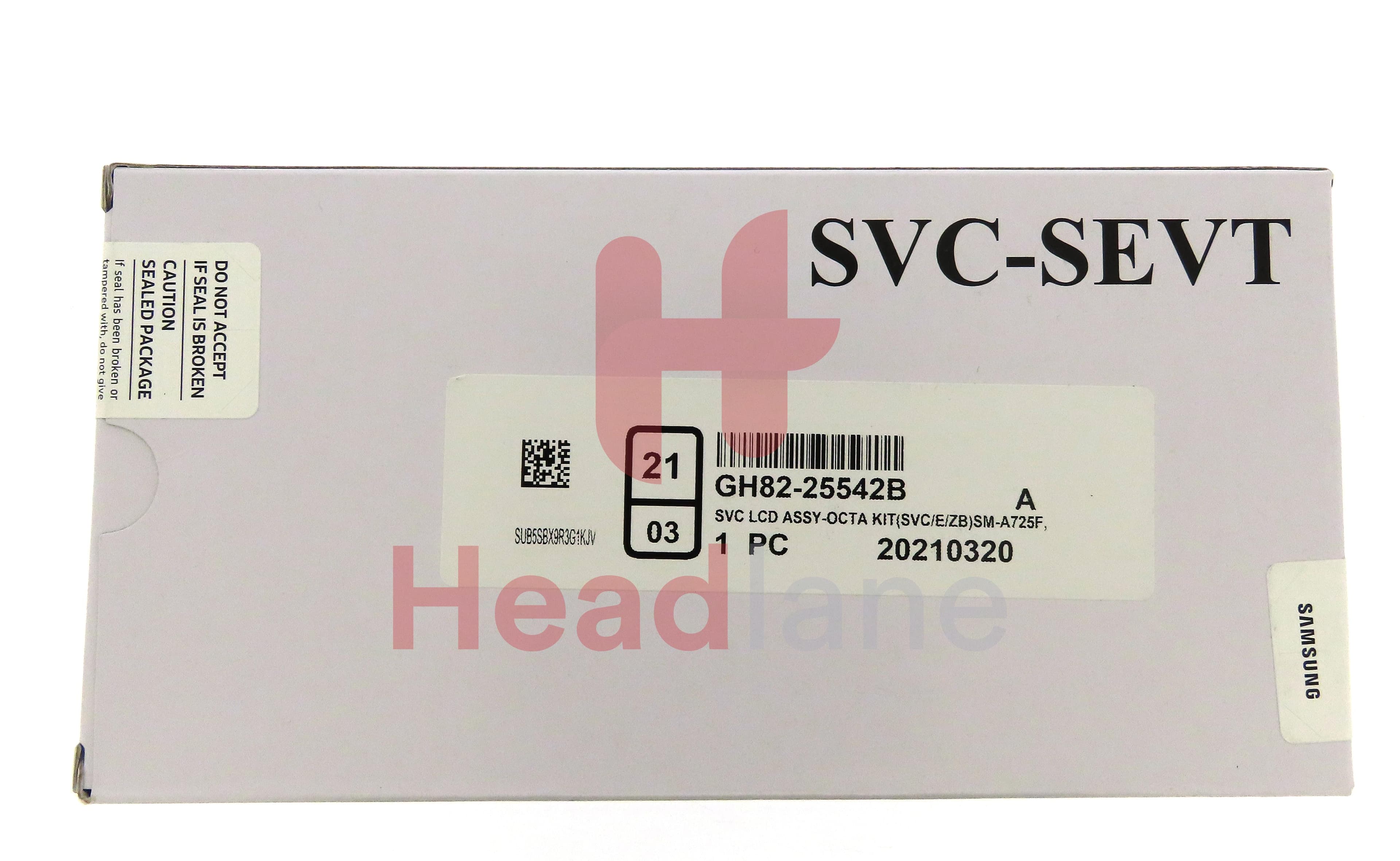 Samsung SM-A725 Galaxy A72 4G LCD Display / Screen + Touch + Battery - Blue - view 4