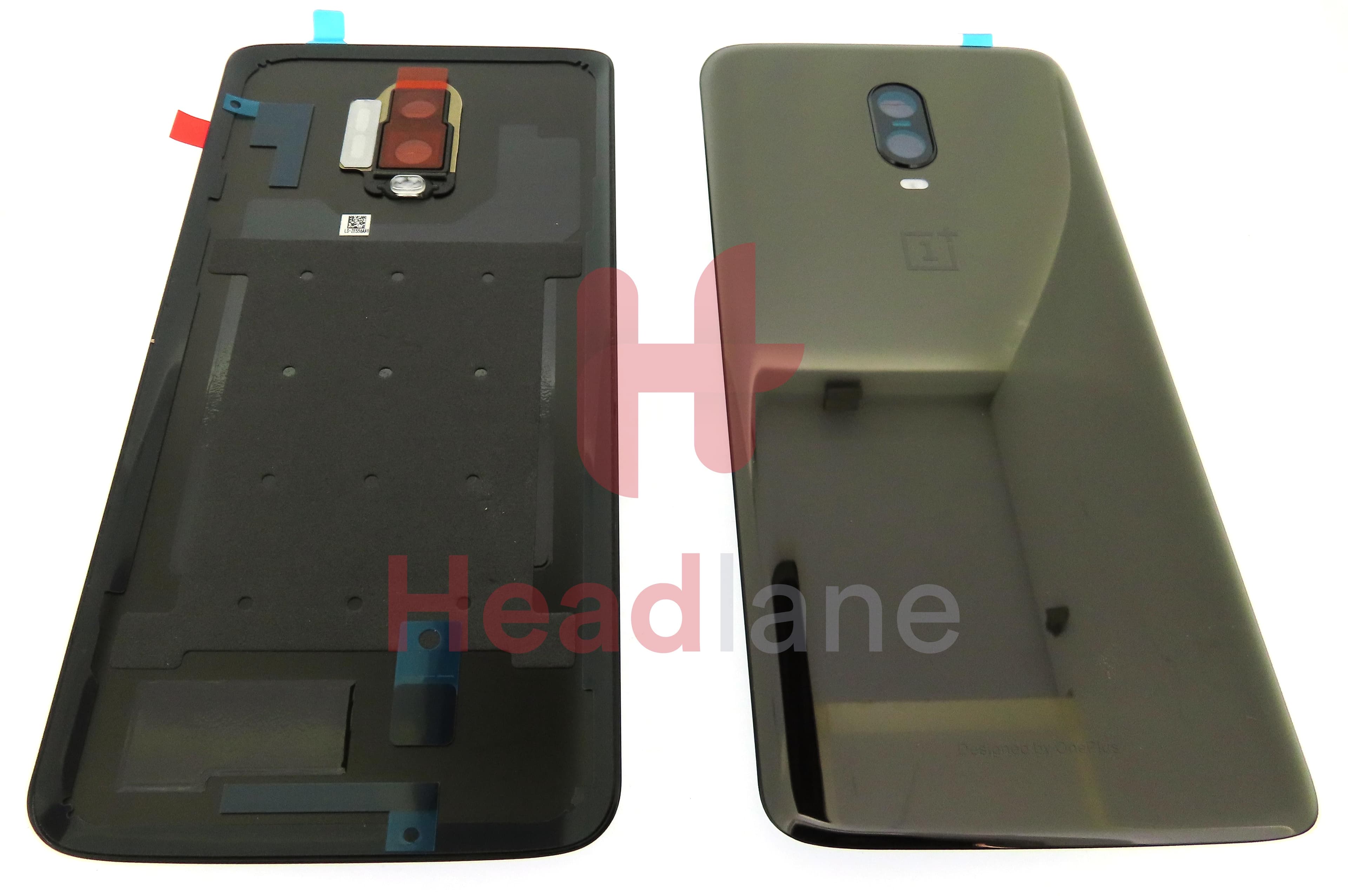OnePlus 6T Back / Battery Cover - Mirror Black - view 3