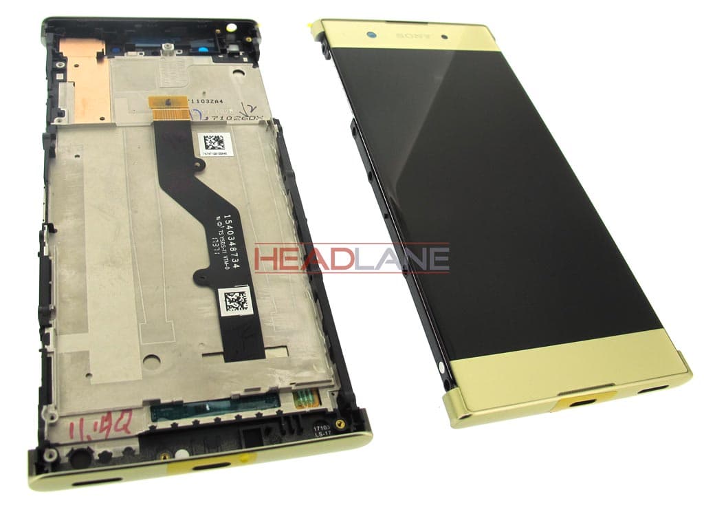 Sony G3412 Xperia XA1 Plus LCD Display / Screen + Touch - Gold - view 2