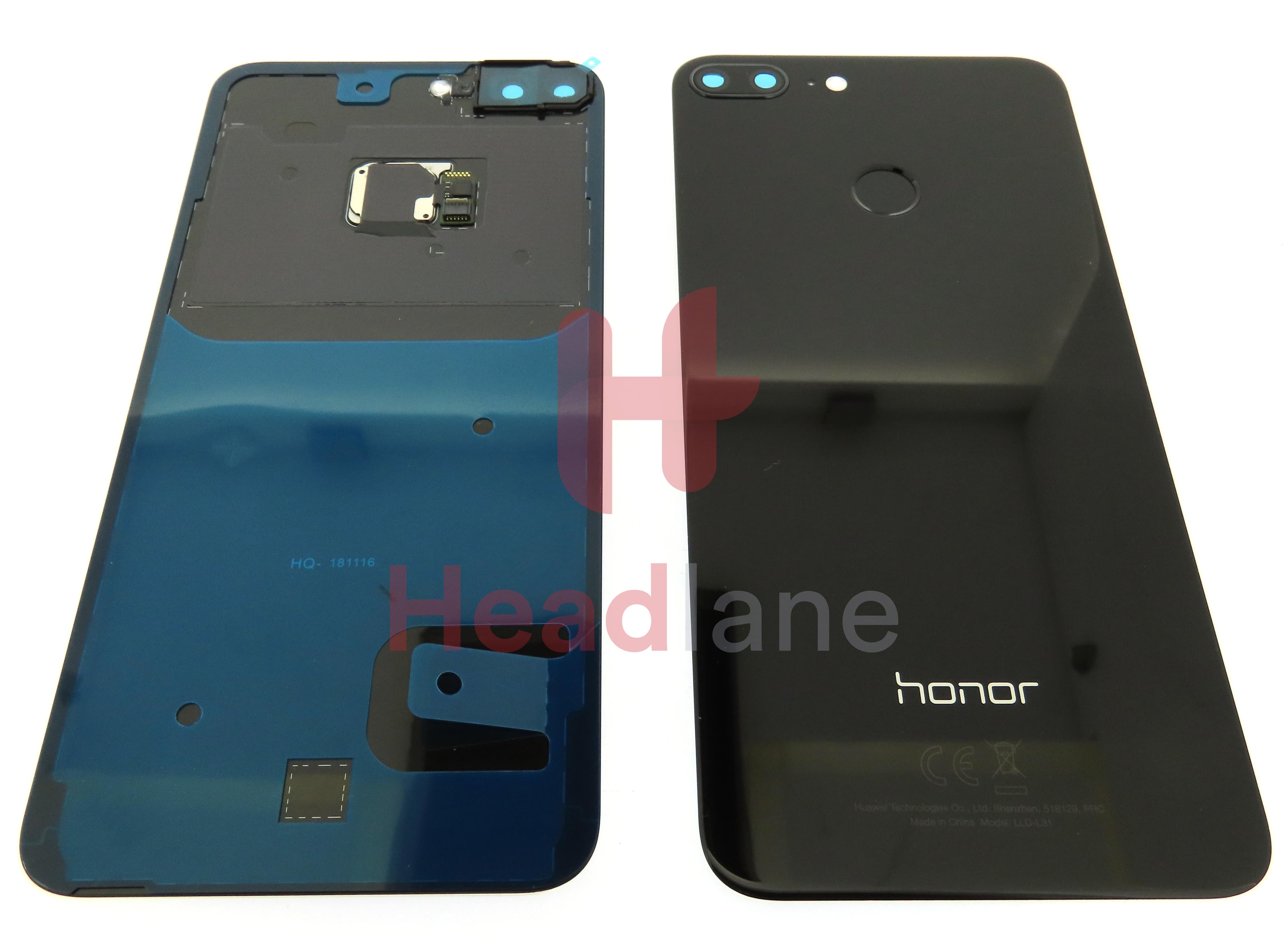 Huawei Honor 9 Lite Back / Battery Cover - Black - view 3