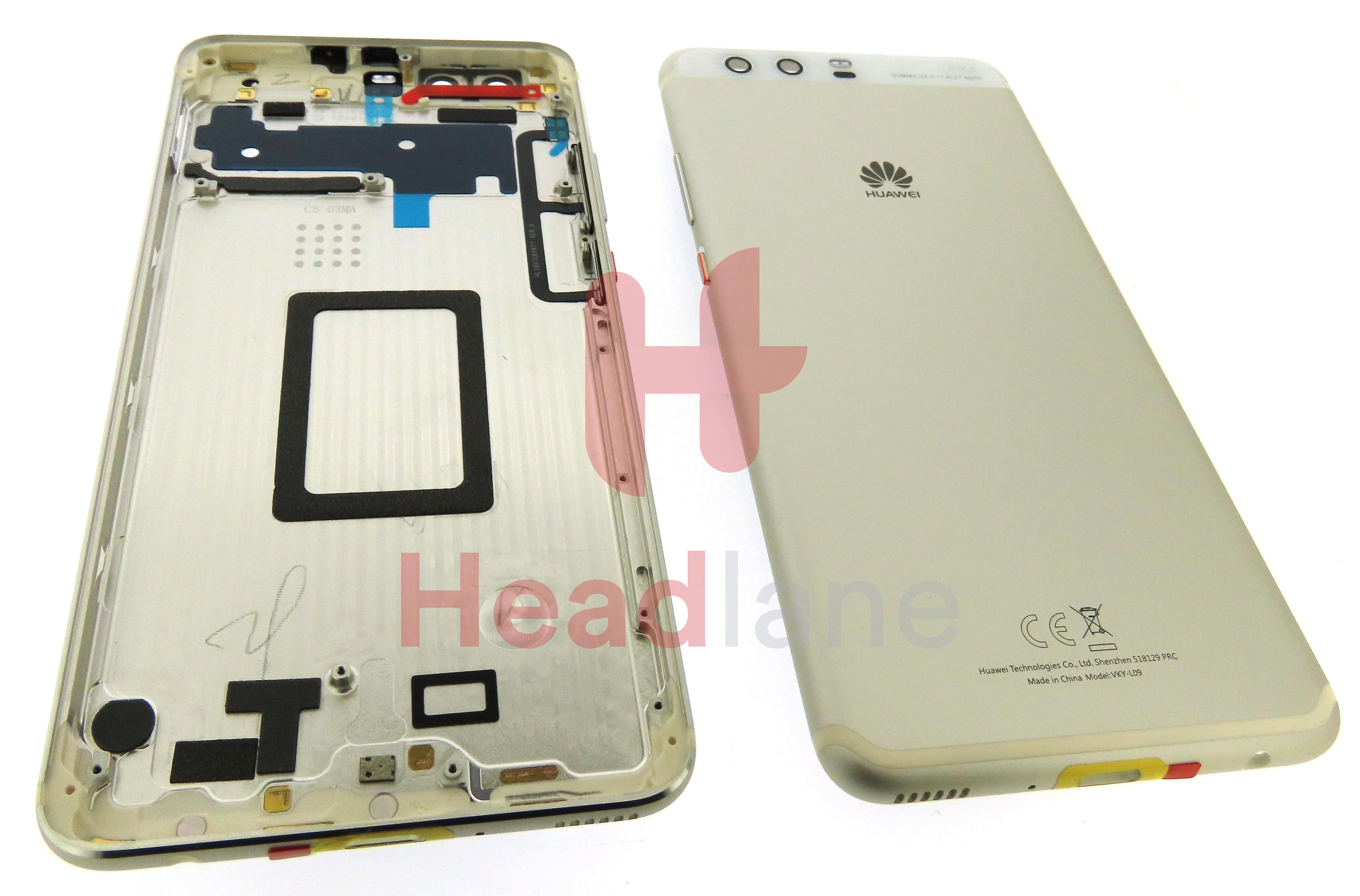 Huawei P10 Plus Back / Battery Cover - Silver - view 2