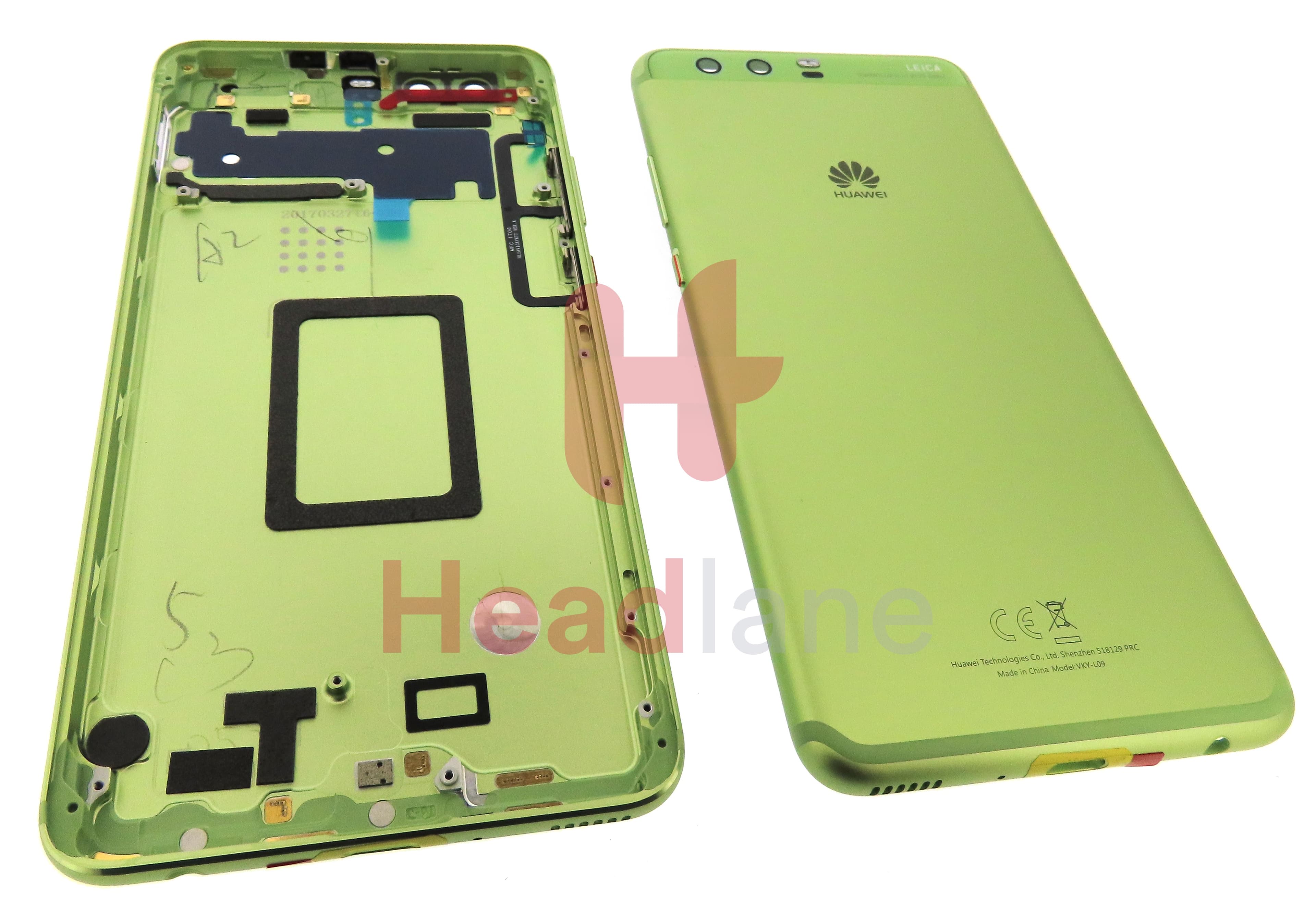 Huawei P10 Plus Back / Battery Cover - Green - view 2