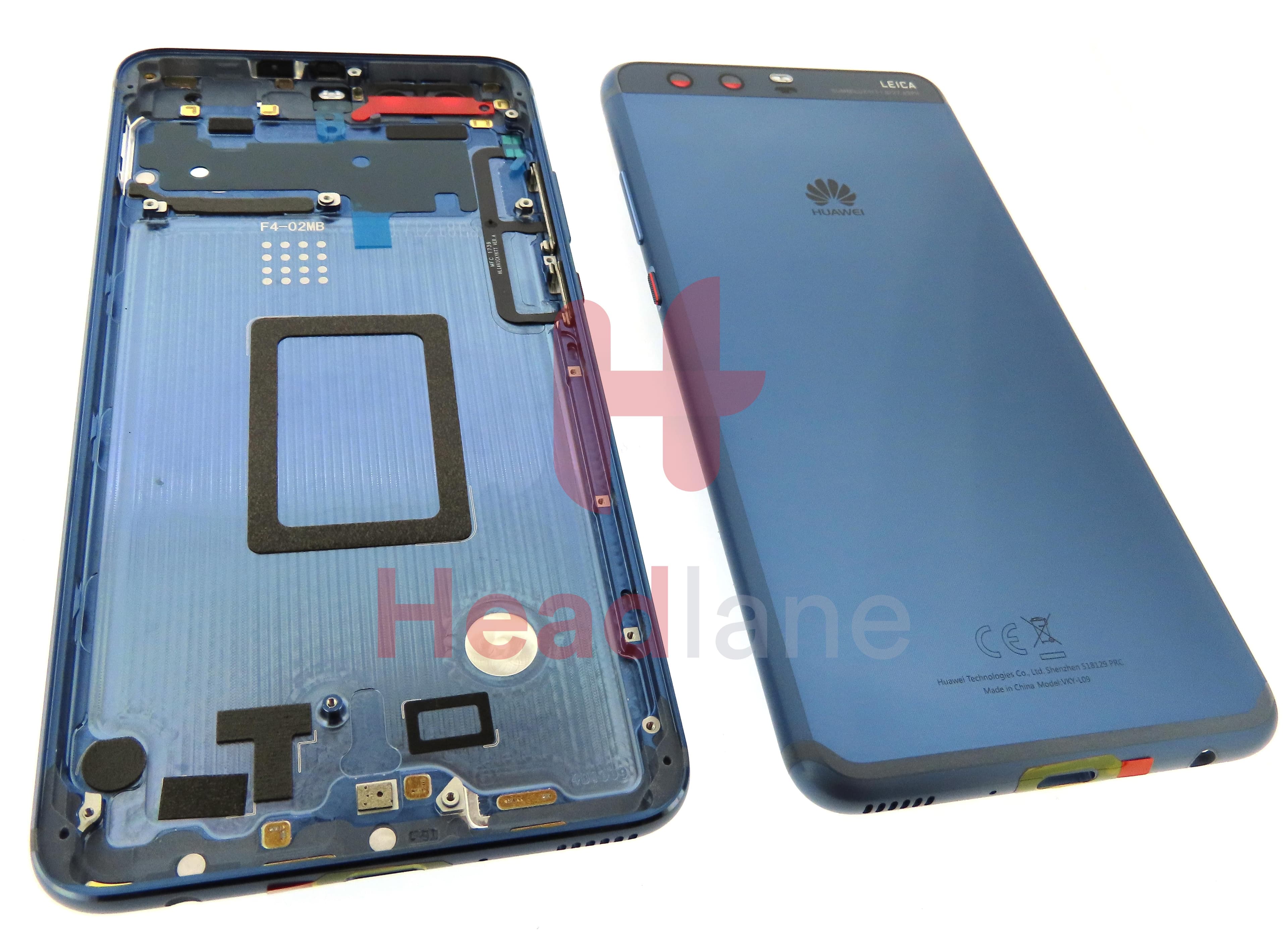 Huawei P10 Plus Back / Battery Cover - Blue - view 2