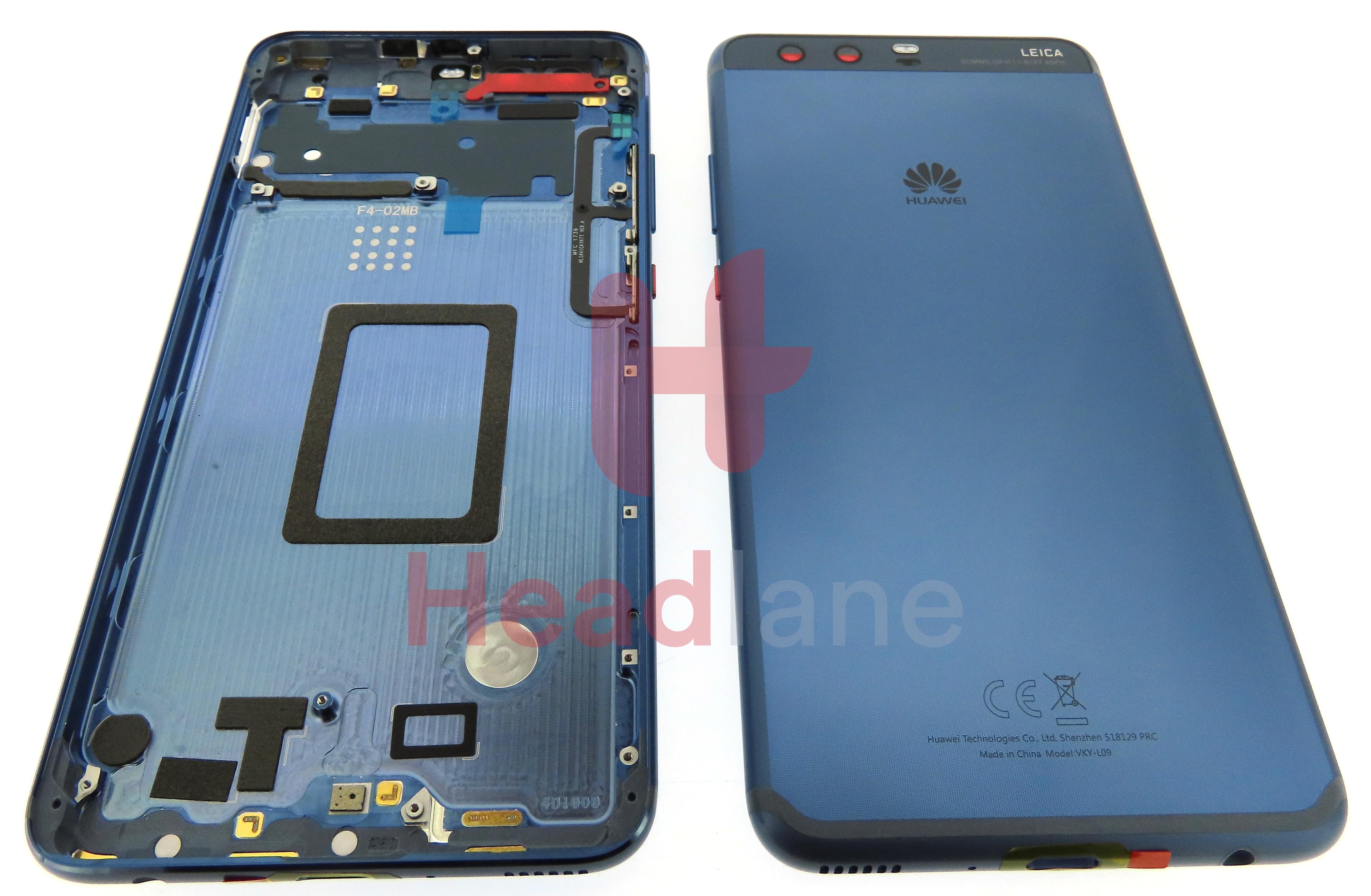 Huawei P10 Plus Back / Battery Cover - Blue - view 3