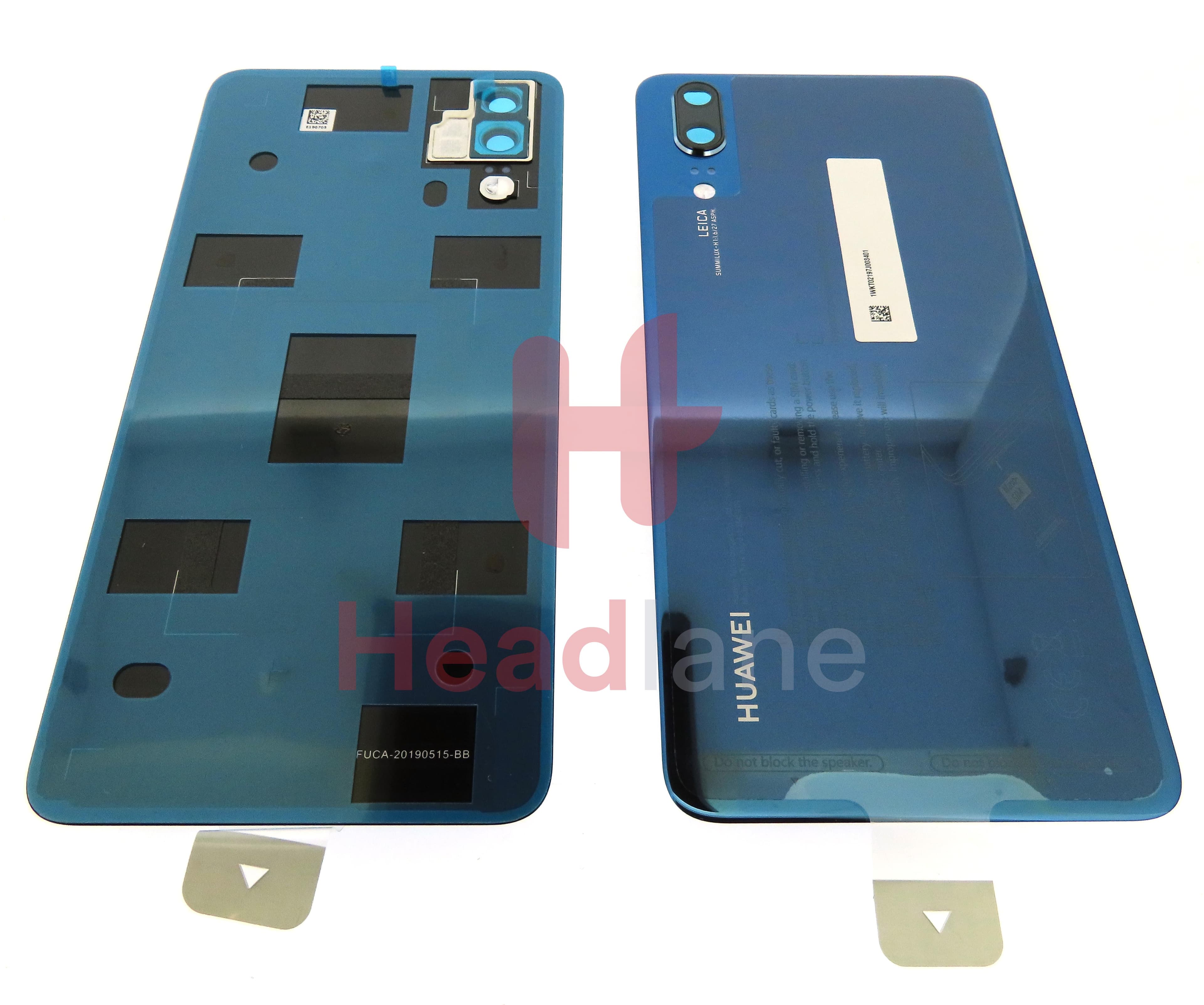 Huawei P20 Back / Battery Cover - Blue - view 3
