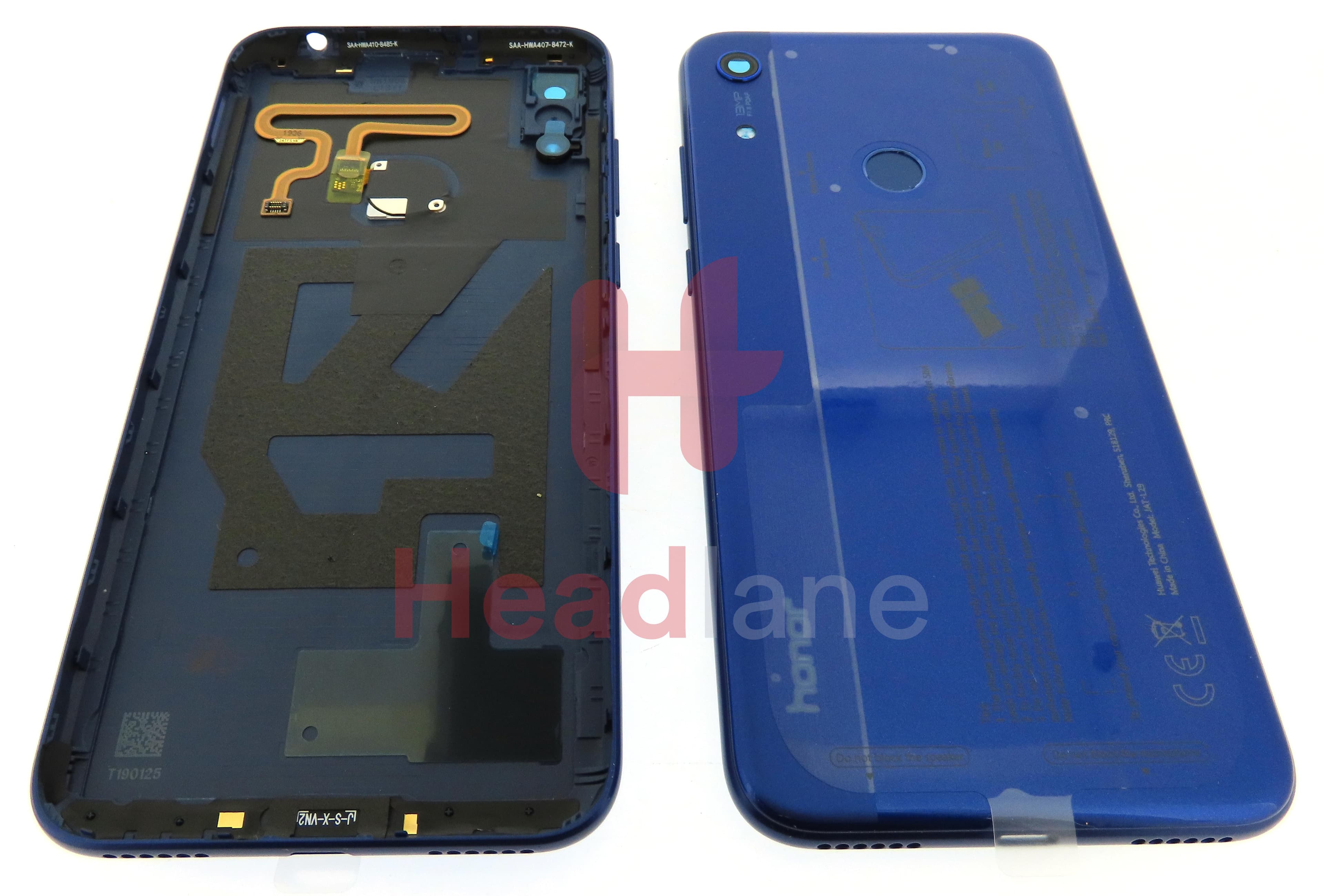 Huawei Honor 8A Back / Battery Cover - Blue - view 3