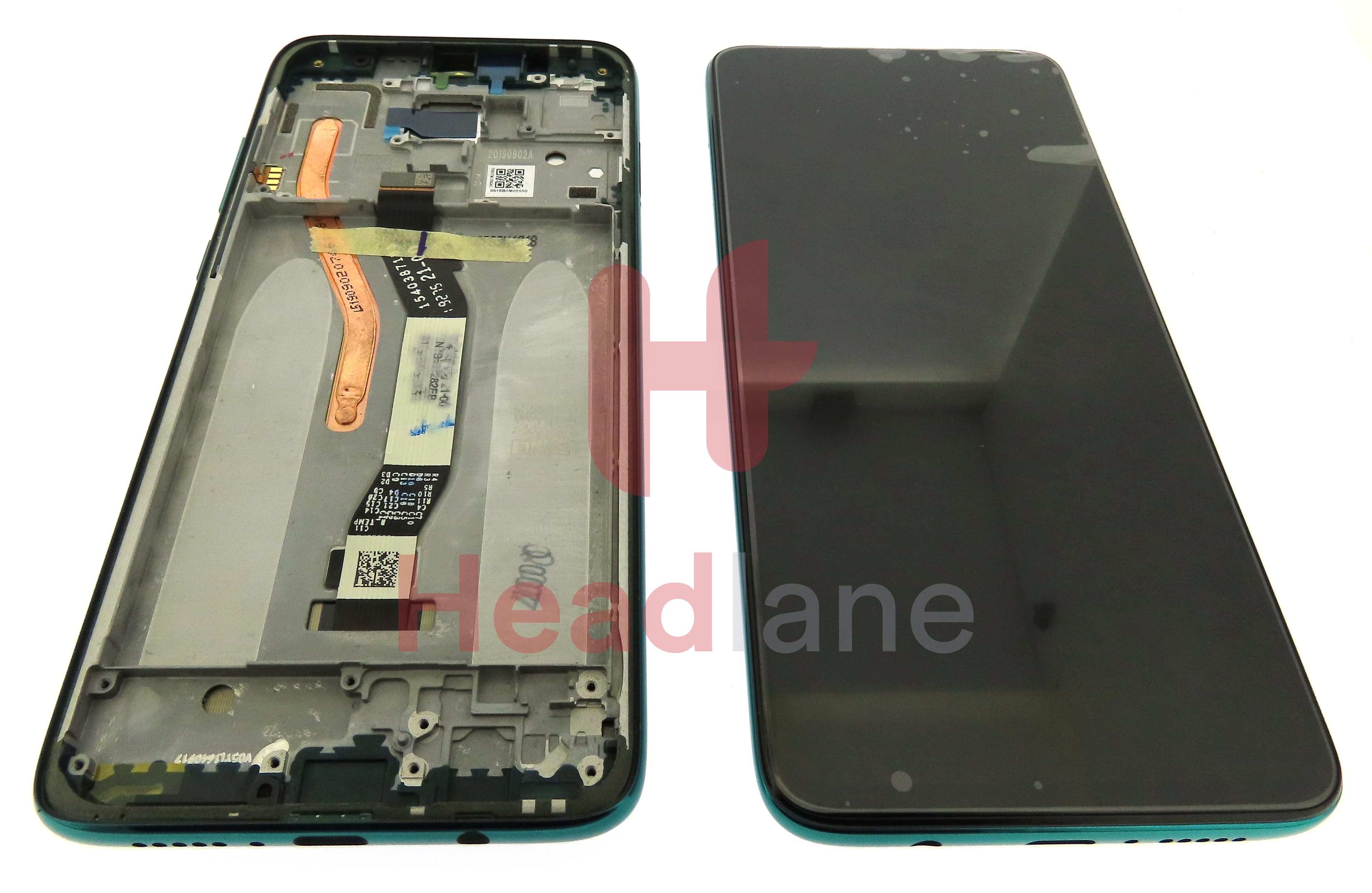 Xiaomi Redmi Note 8 Pro LCD Display / Screen  + Touch - Green - view 3