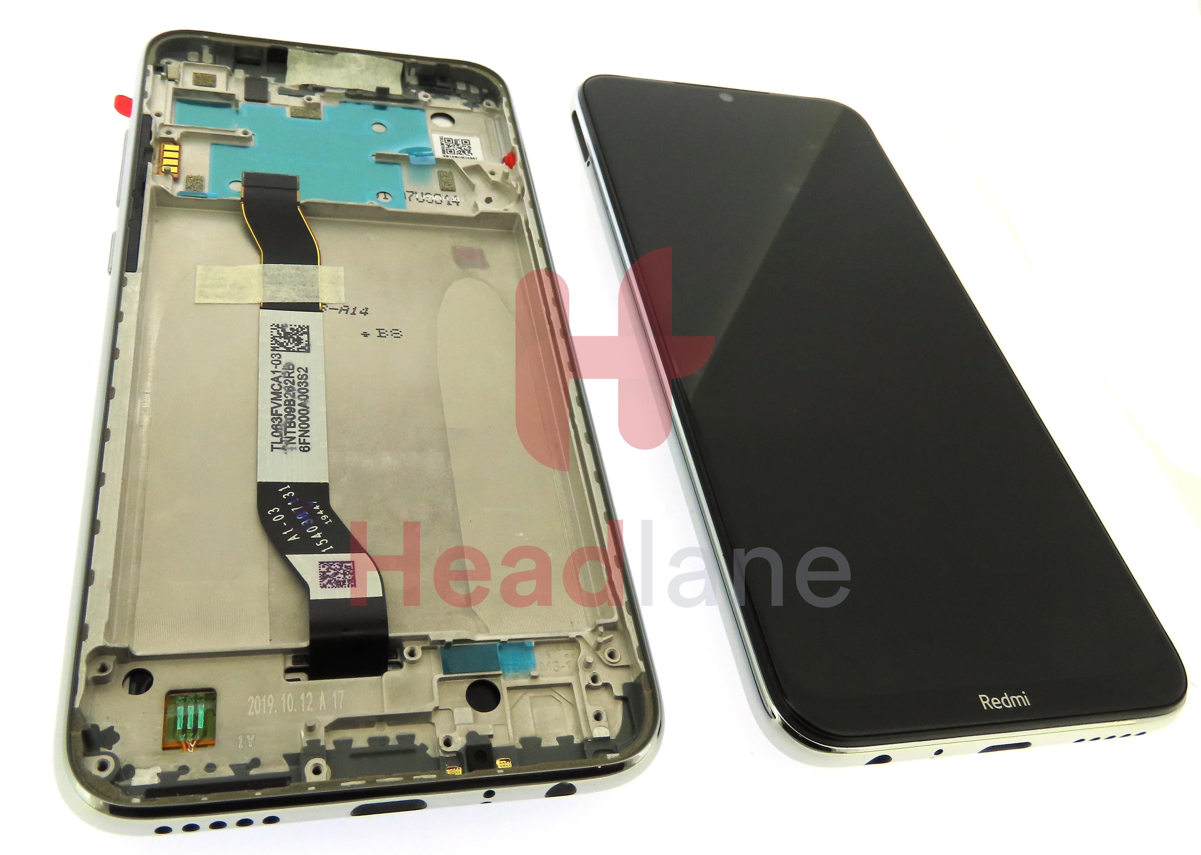 Xiaomi Redmi Note 8 (2021) LCD Display / Screen + Touch - Blue - view 2