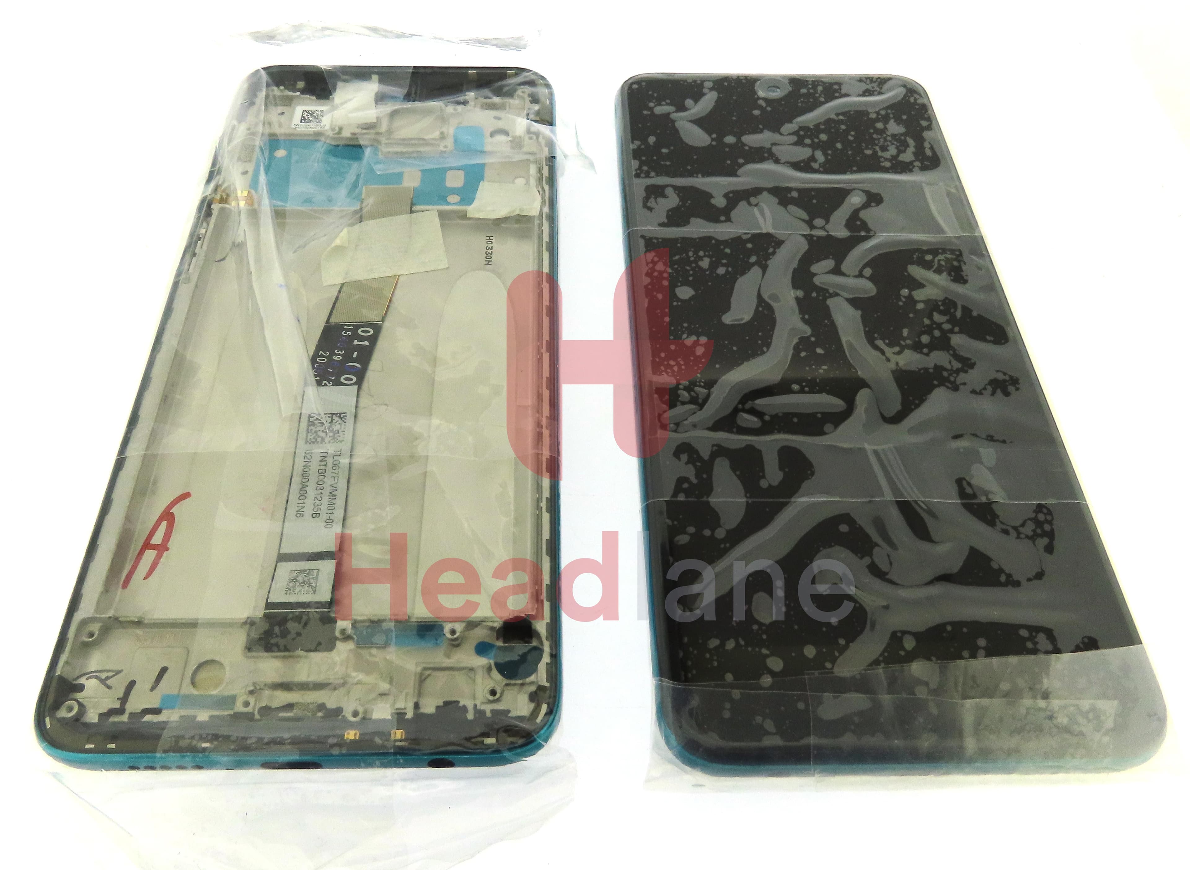 Xiaomi Redmi Note 9 Pro LCD Display / Screen + Touch - Green - view 3