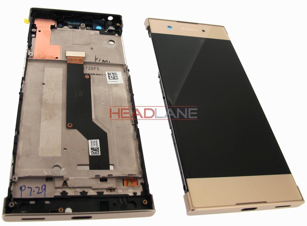 Sony G3112 G3121 Xperia XA1 LCD Display / Screen + Touch - Gold - view 2