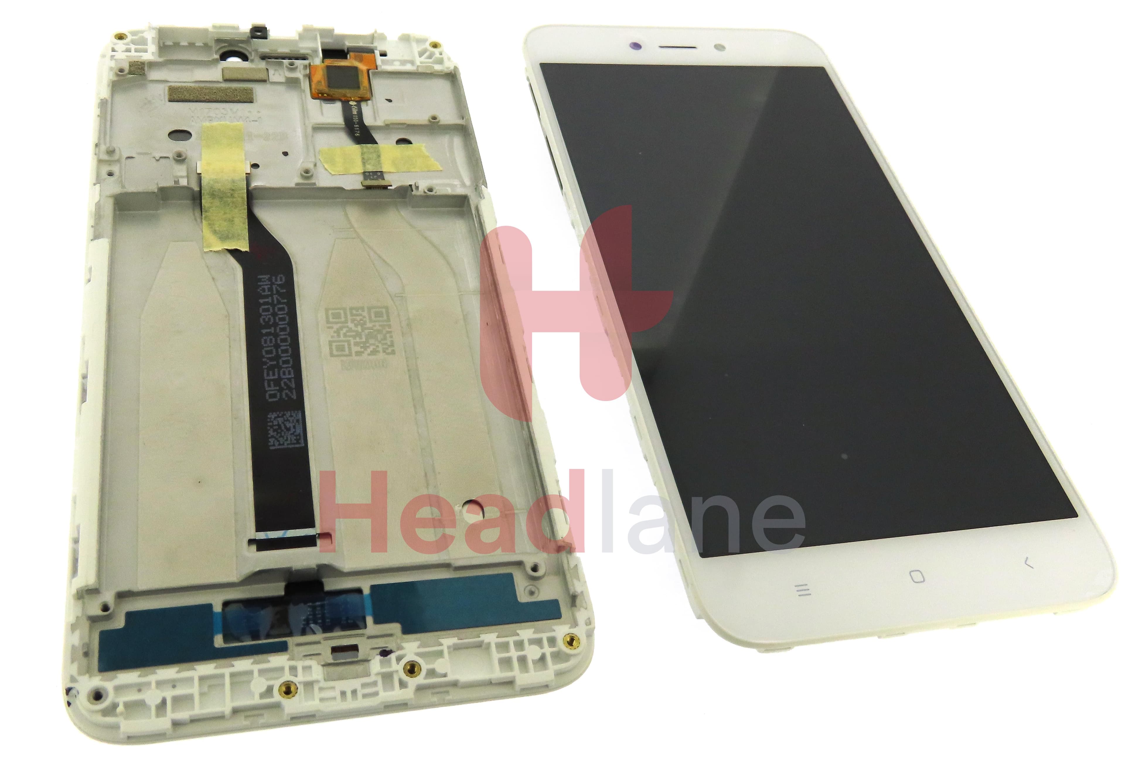 Xiaomi Redmi 5A LCD Display / Screen + Touch - White - view 2