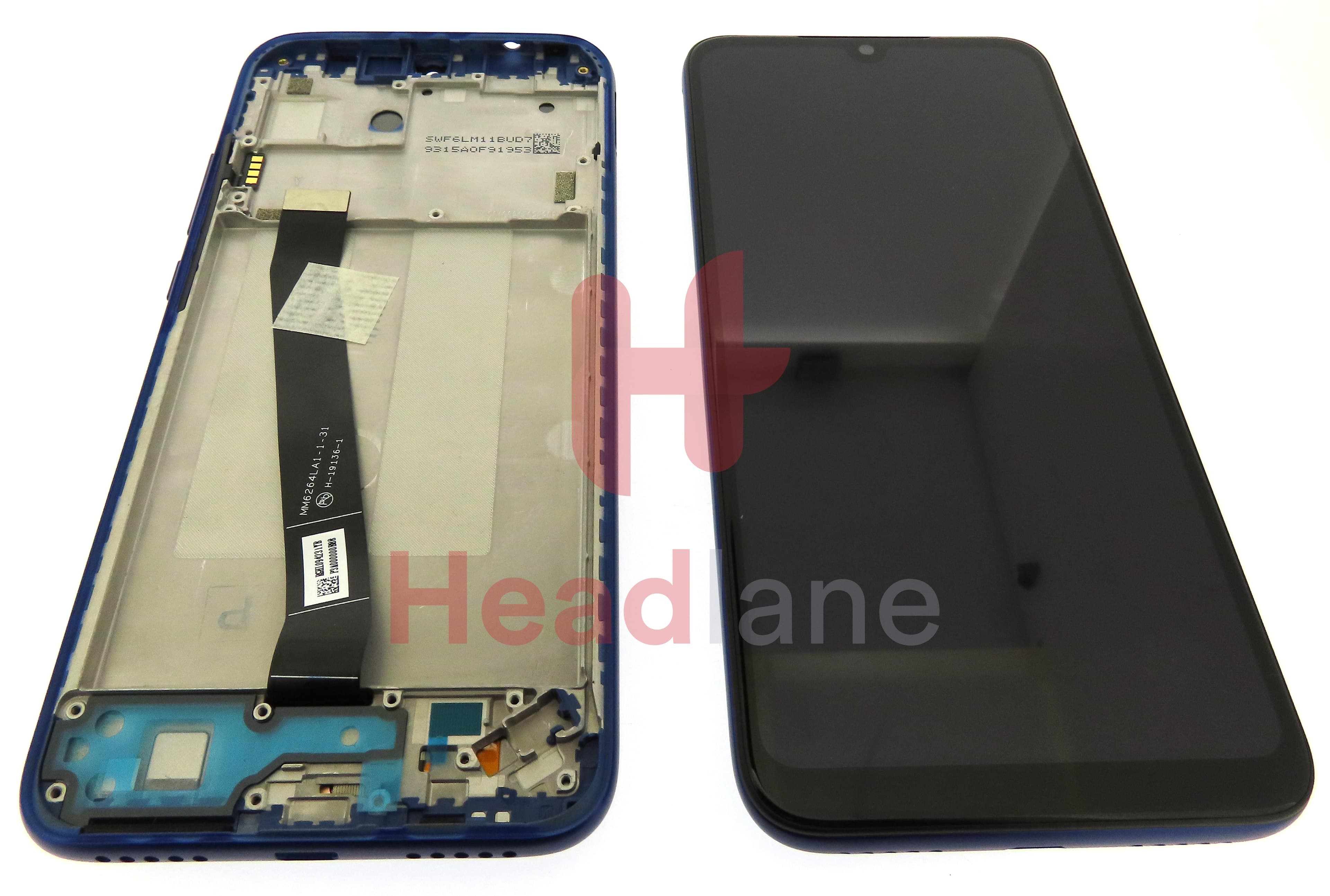 Xiaomi Redmi 7 LCD Display / Screen + Touch - Blue - view 3