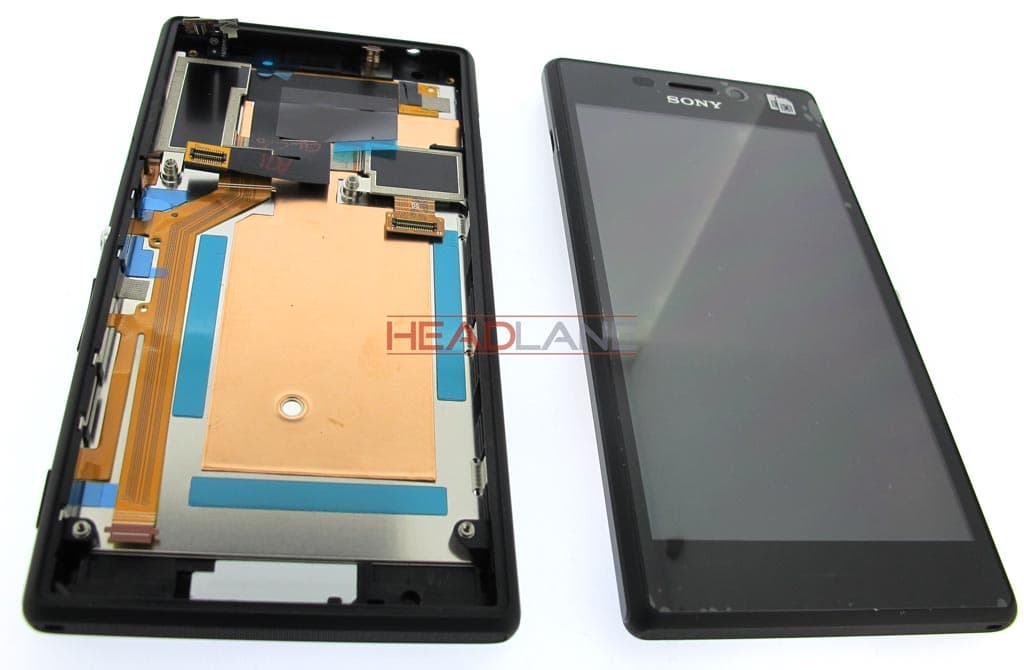 Sony D2302 Xperia M2 Dual LCD Display / Screen + Touch - Black - view 2