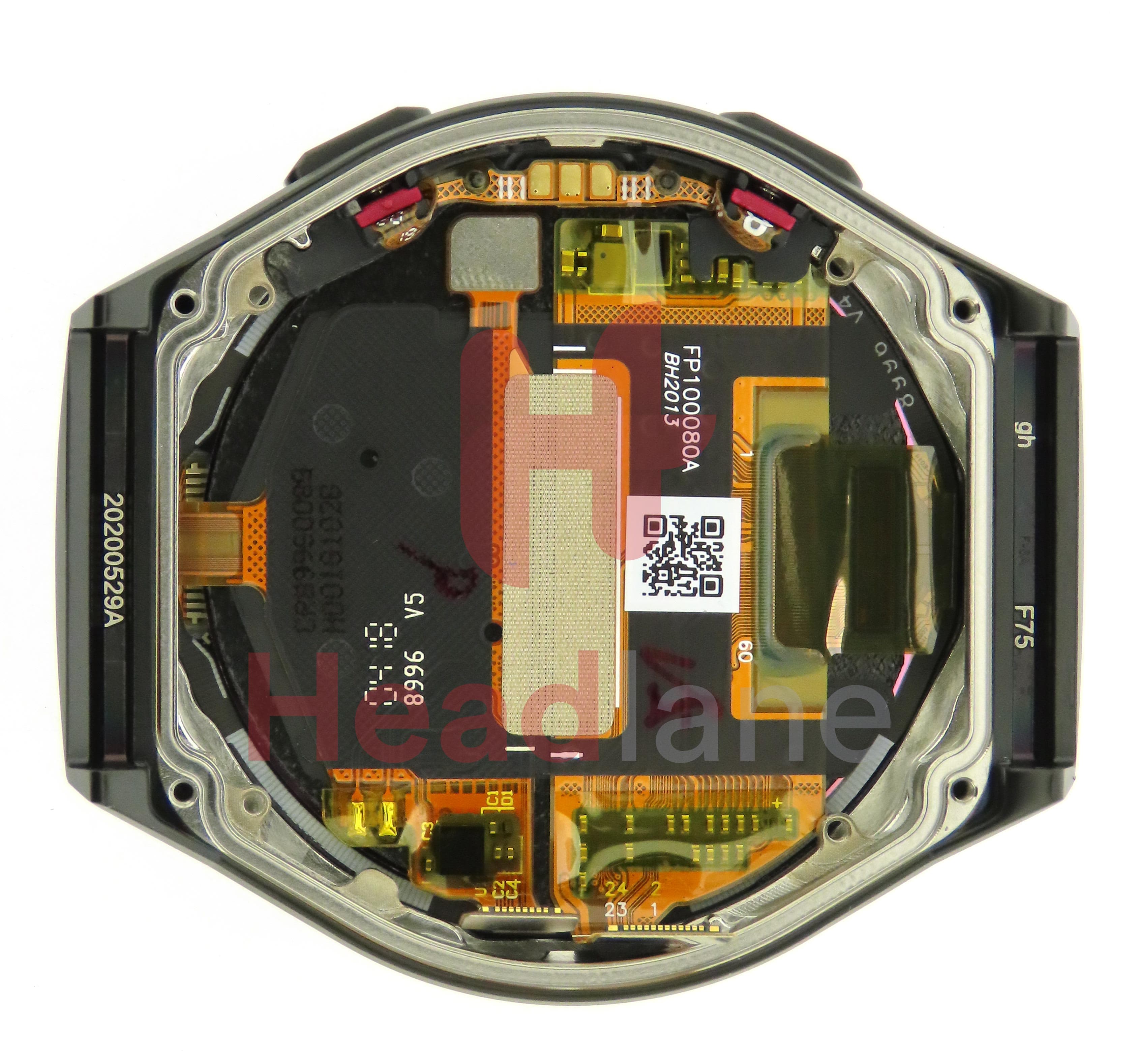 Huawei Watch GT 2e LCD Display / Screen + Touch - Black - view 2