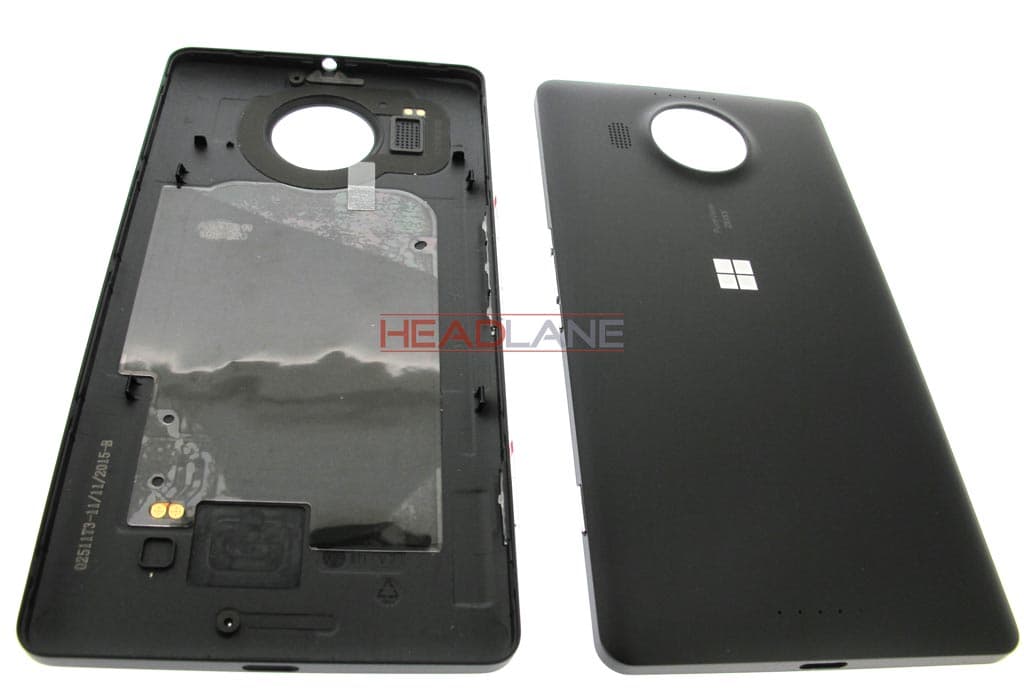 Microsoft Lumia 950 XL Battery Cover - Black - view 2