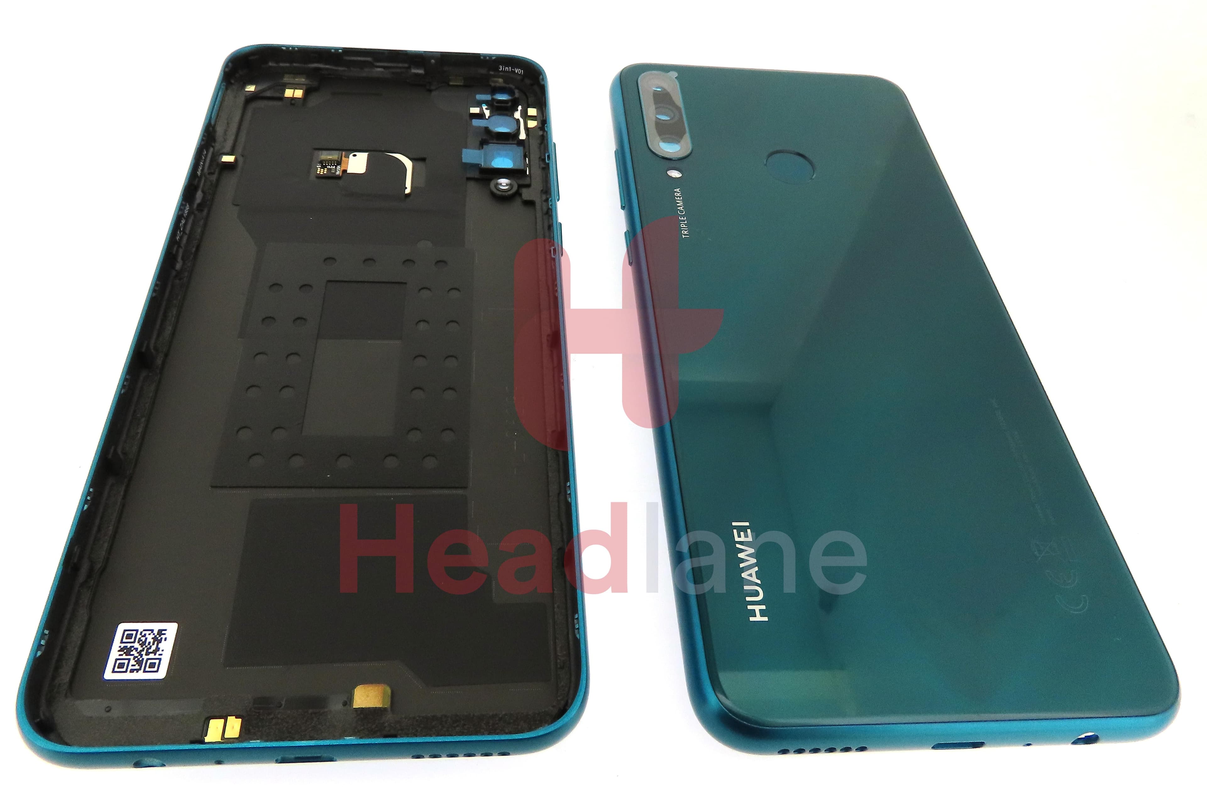 Huawei Y6p Back / Battery Cover - Emerald Green - view 3
