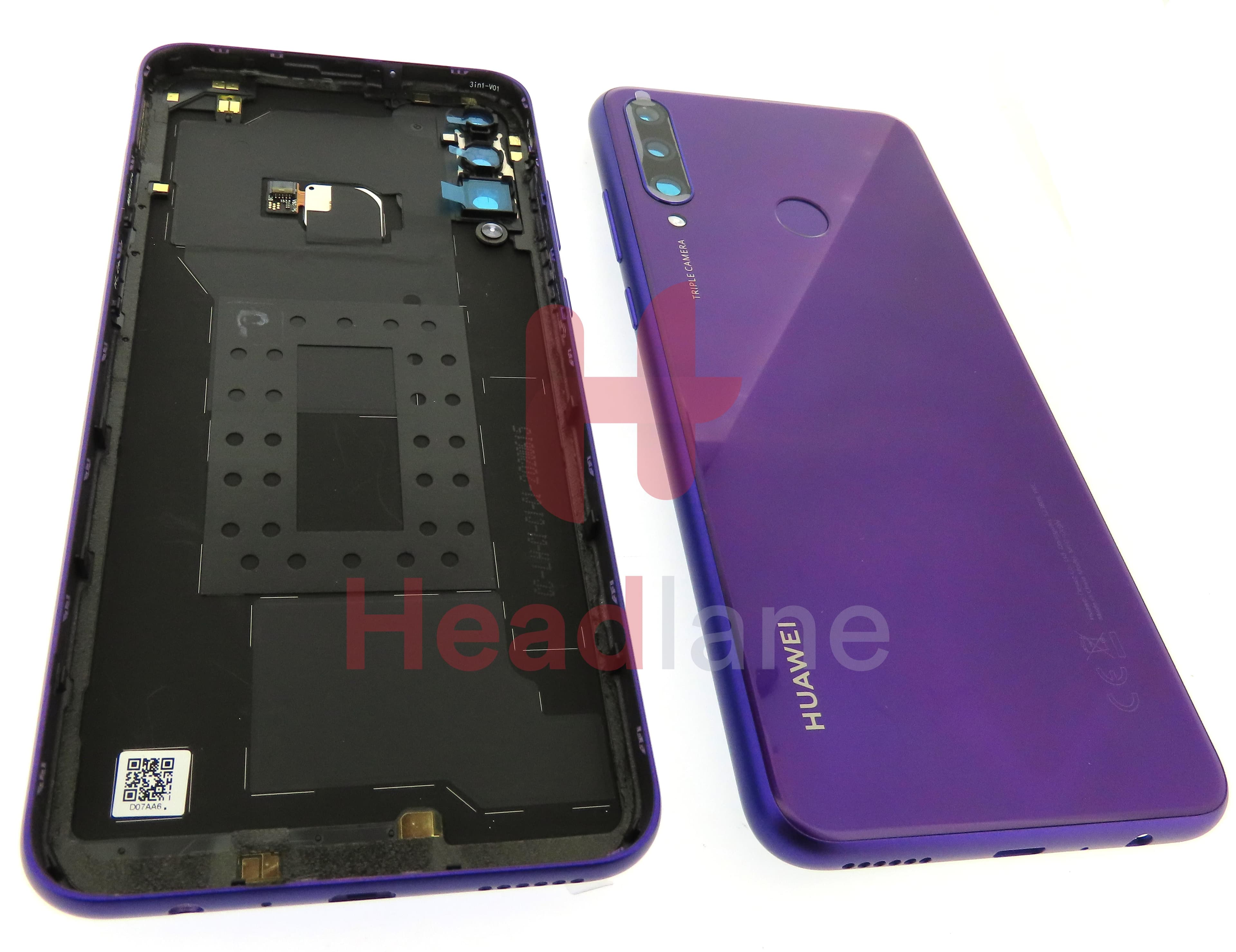 Huawei Y6p Back / Battery Cover - Phantom Purple - view 2
