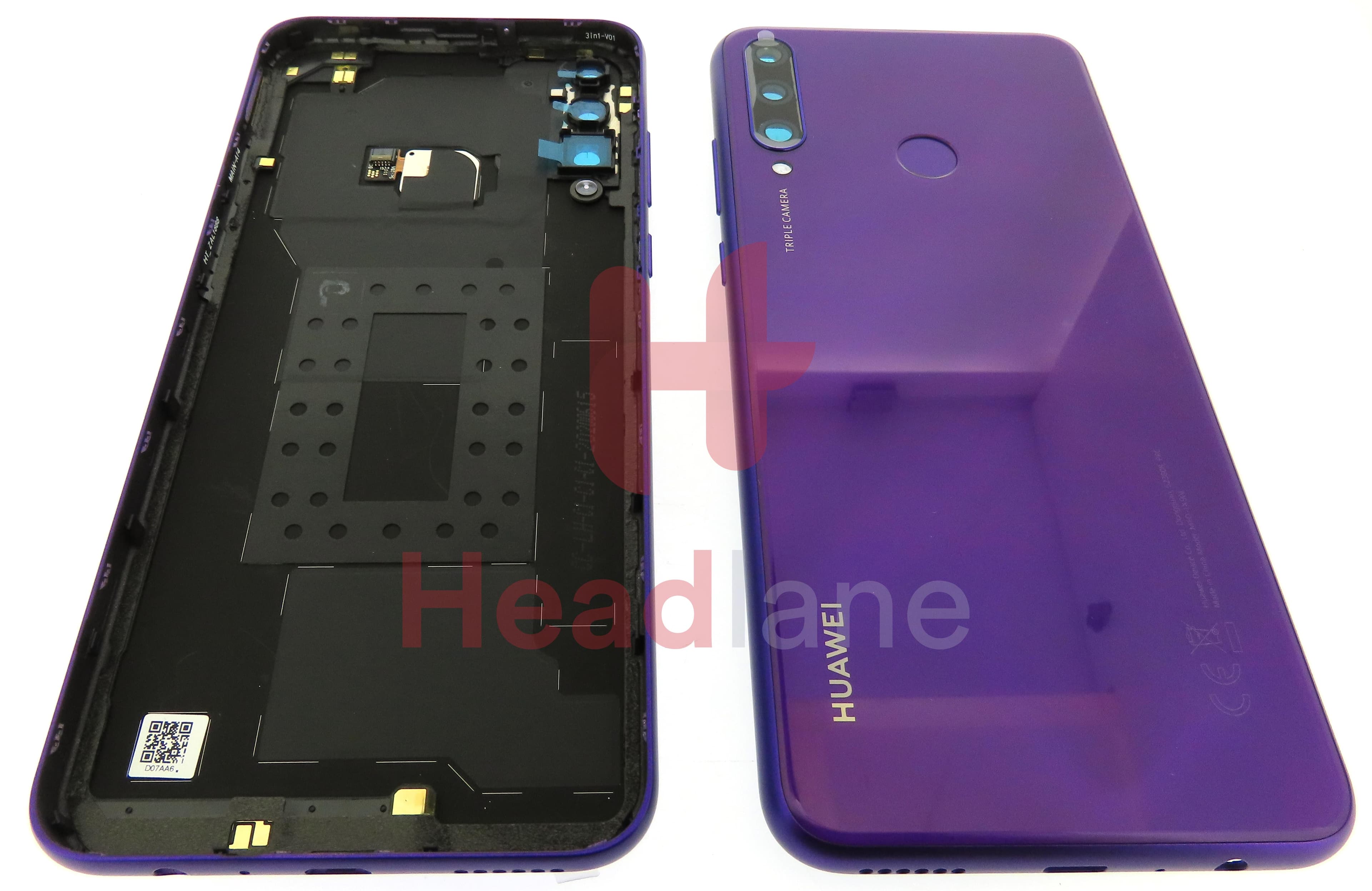 Huawei Y6p Back / Battery Cover - Phantom Purple - view 3