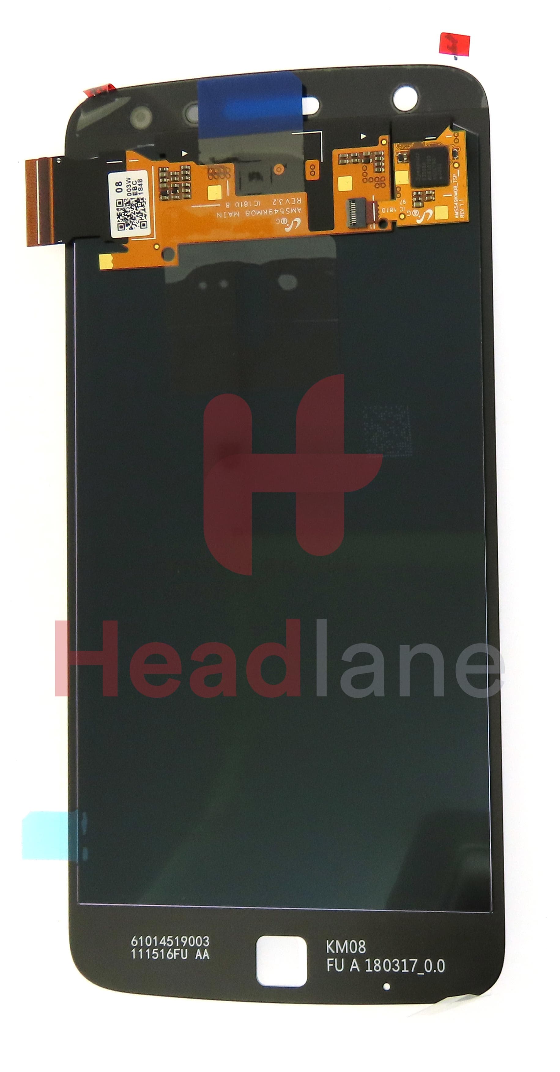 Motorola / Lenovo XT1635 Moto Z Play LCD Display / Screen - Black - view 2