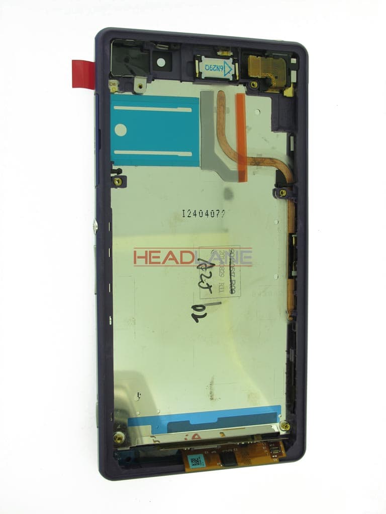 Sony D6502, D6503 Xperia Z2 Purple LCD + Touch - view 2