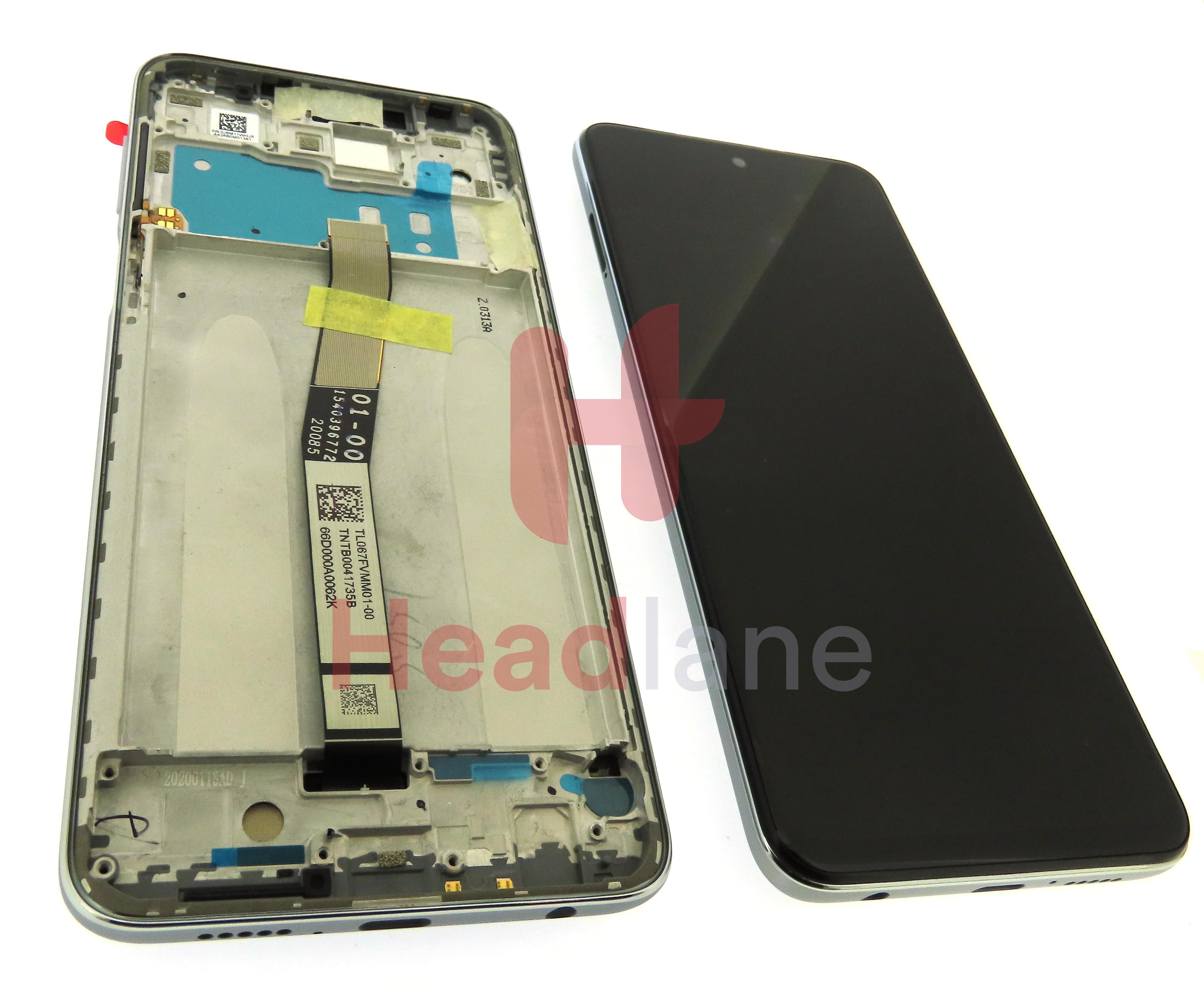 Xiaomi Redmi Note 9S LCD Display / Screen + Touch - White - view 2