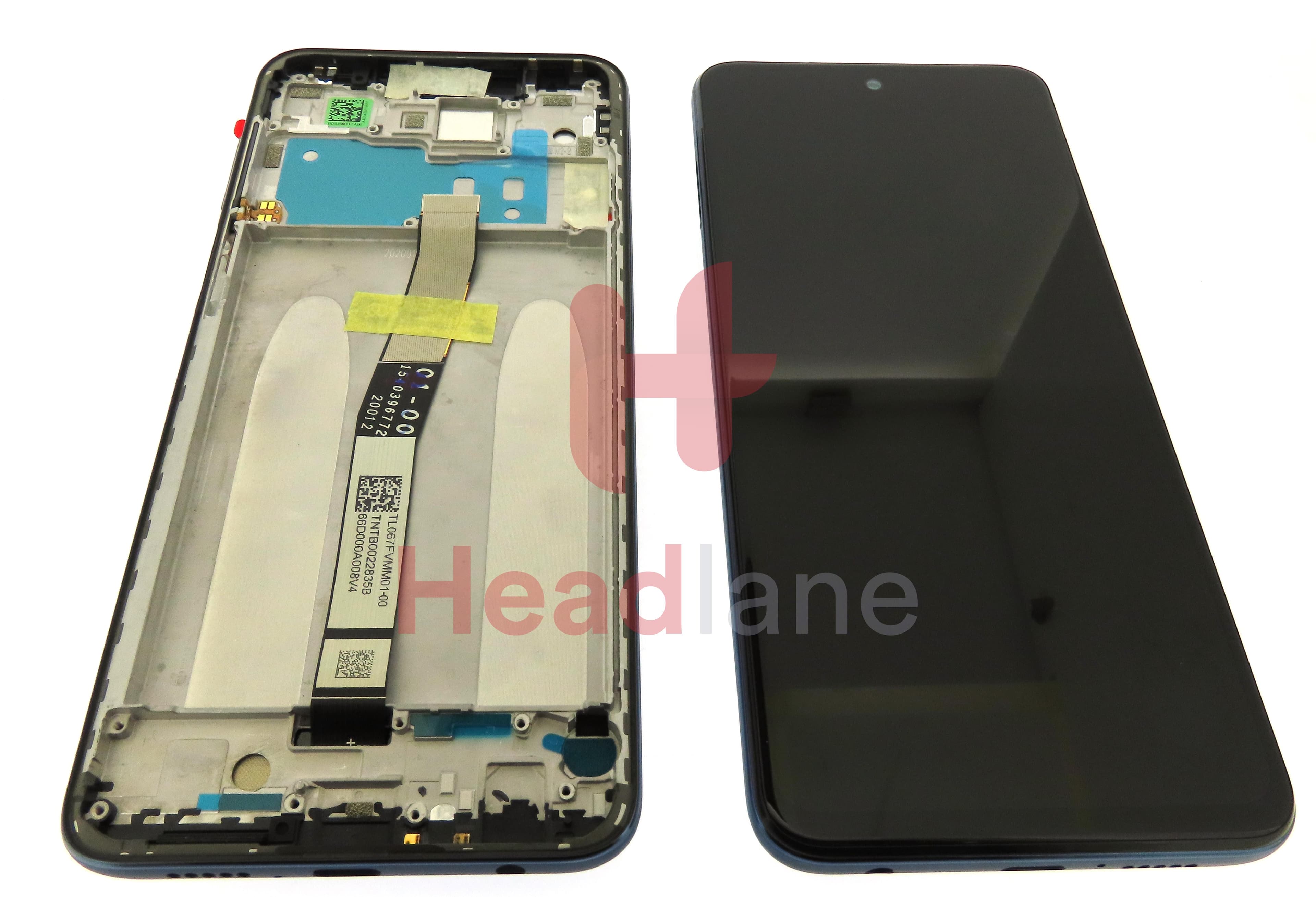 Xiaomi Redmi Note 9S LCD Display / Screen + Touch - Grey - view 3