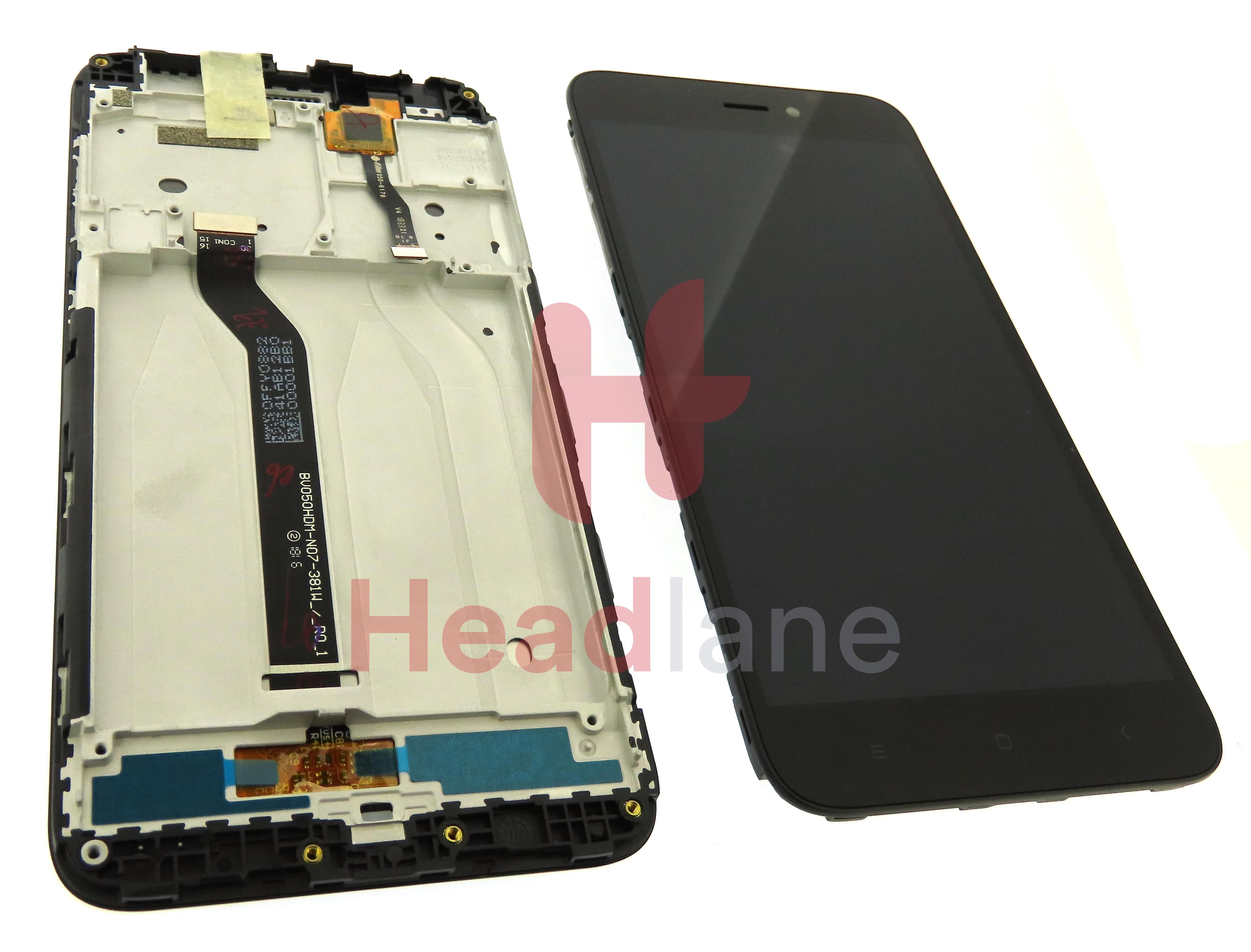 Xiaomi Redmi 5A LCD Display / Screen + Touch - Black - view 3