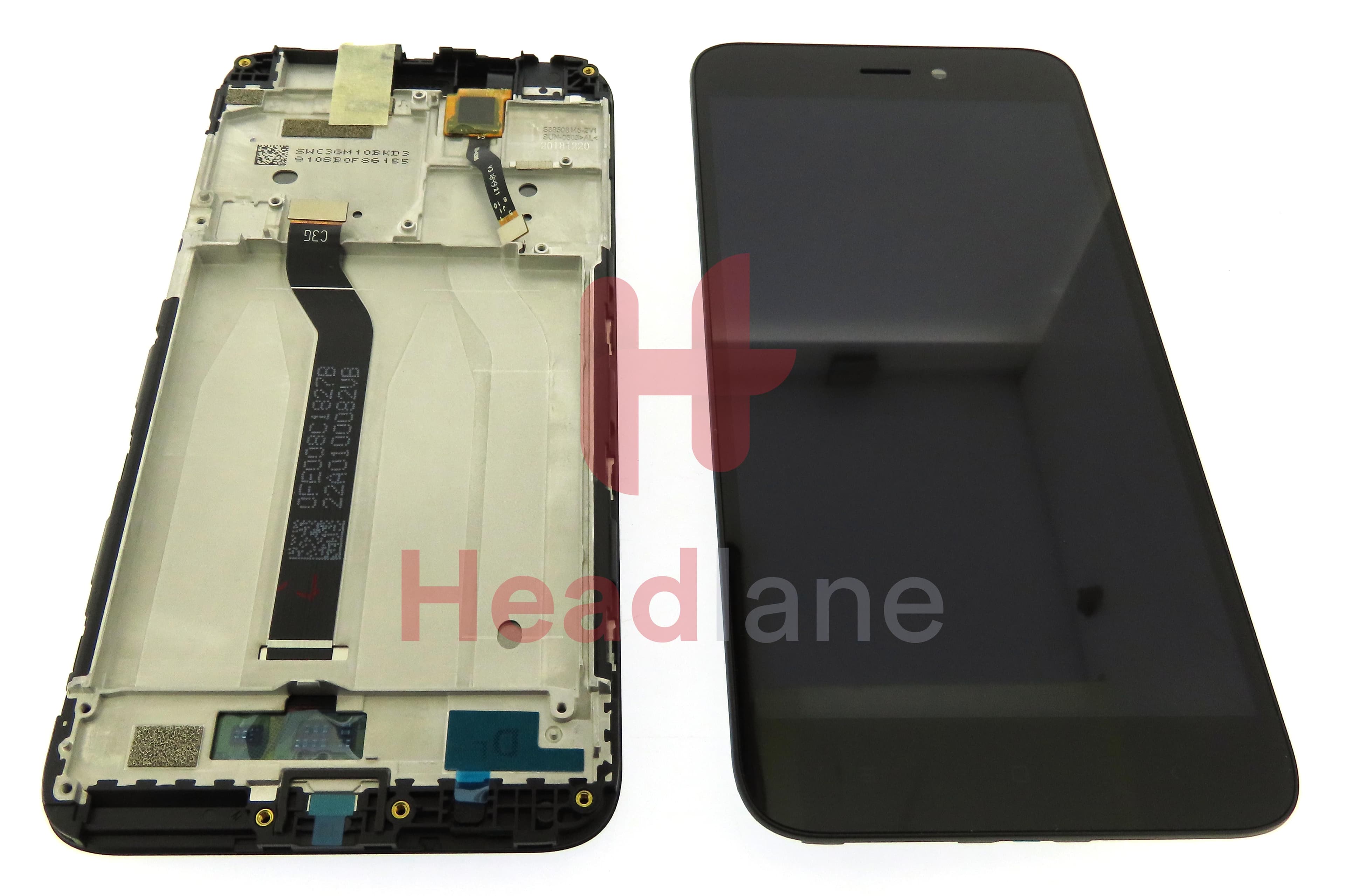 Xiaomi Redmi Go LCD Display / Screen + Touch - Black - view 3