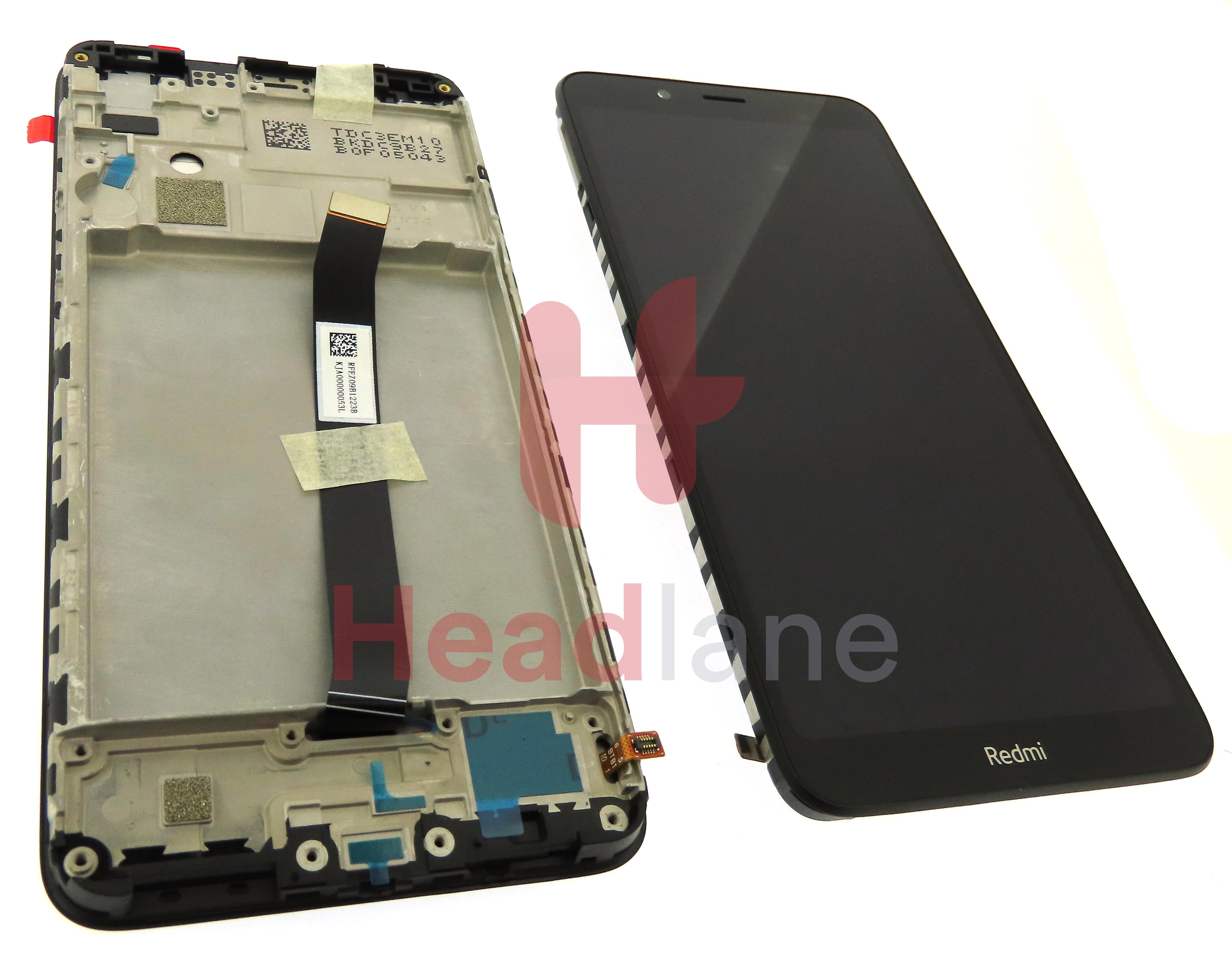 Xiaomi Redmi 7A LCD Display / Screen + Touch - Black - view 2