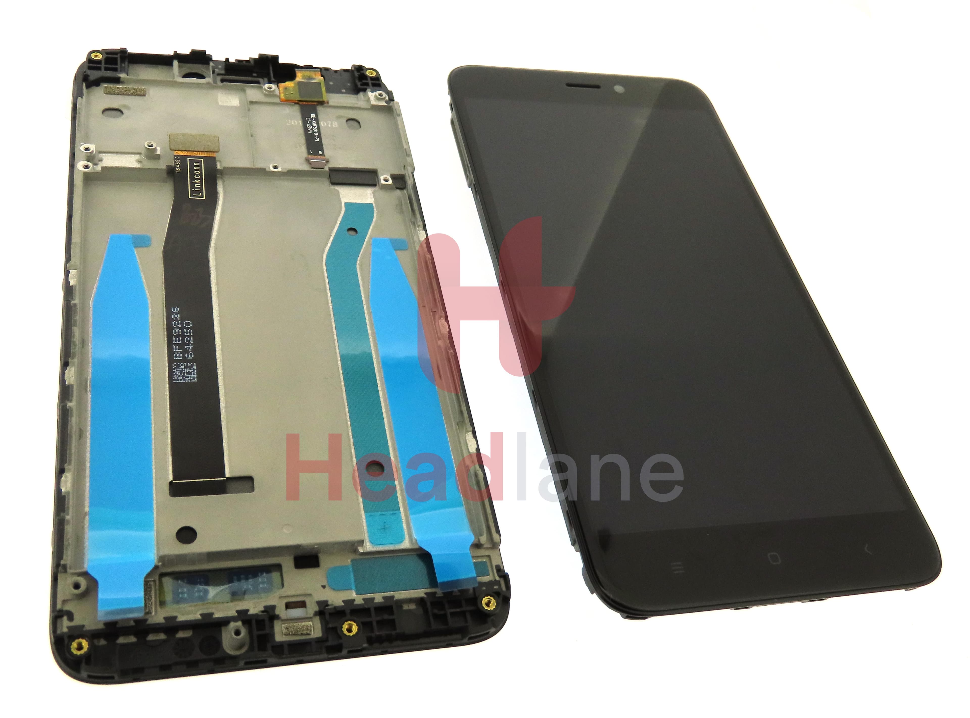 Xiaomi Redmi 4X LCD Display / Screen + Touch - Black - view 2