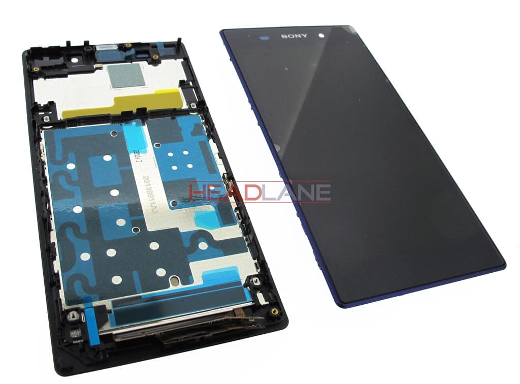 Sony C6902 Xperia Z1 LCD Display / Screen + Touch - Purple - view 2