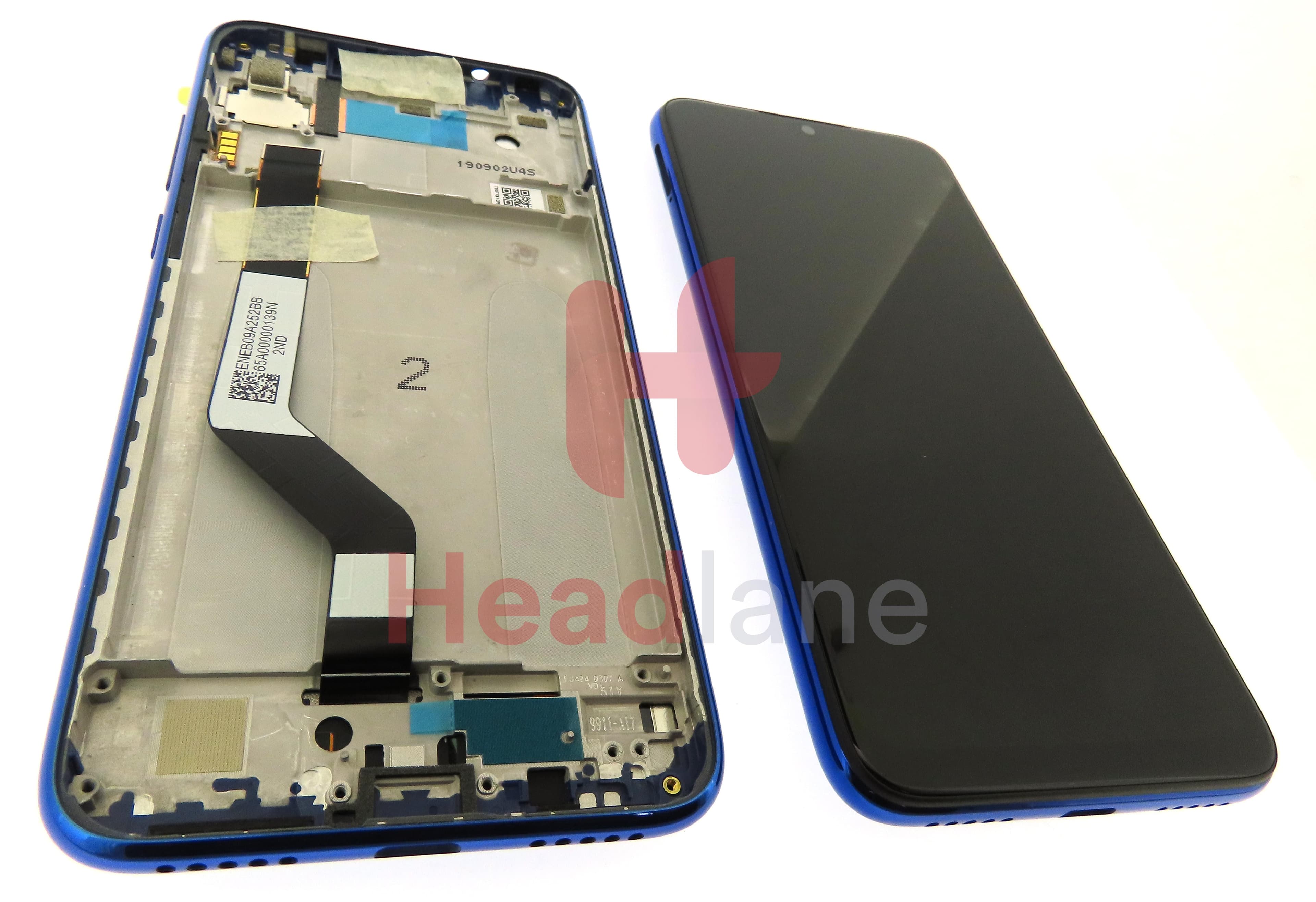 Xiaomi Redmi Note 7 LCD Display / Screen + Touch - Blue - view 2